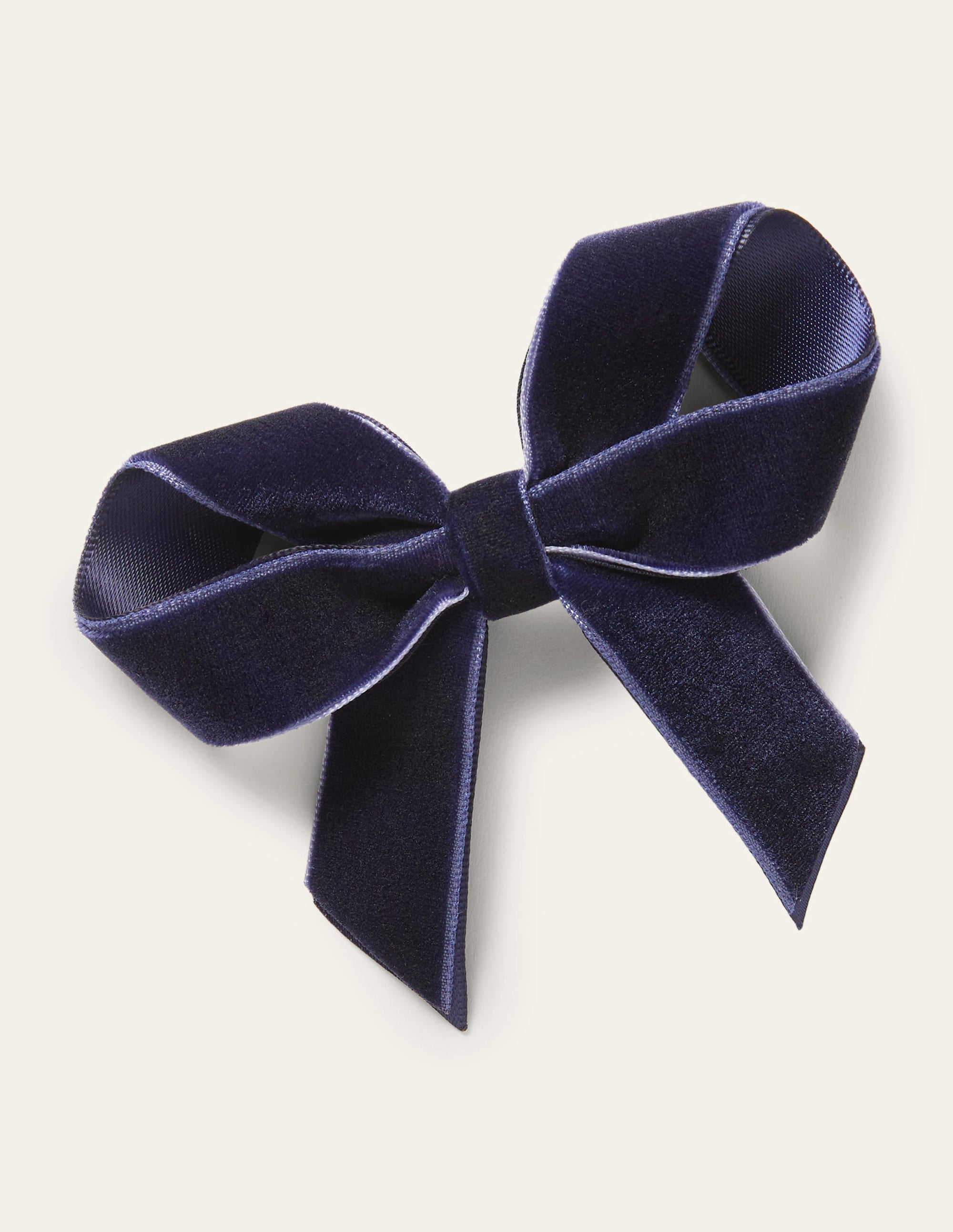  Large Bow Hair Clip-College Navy、mySite、ashleygrahame