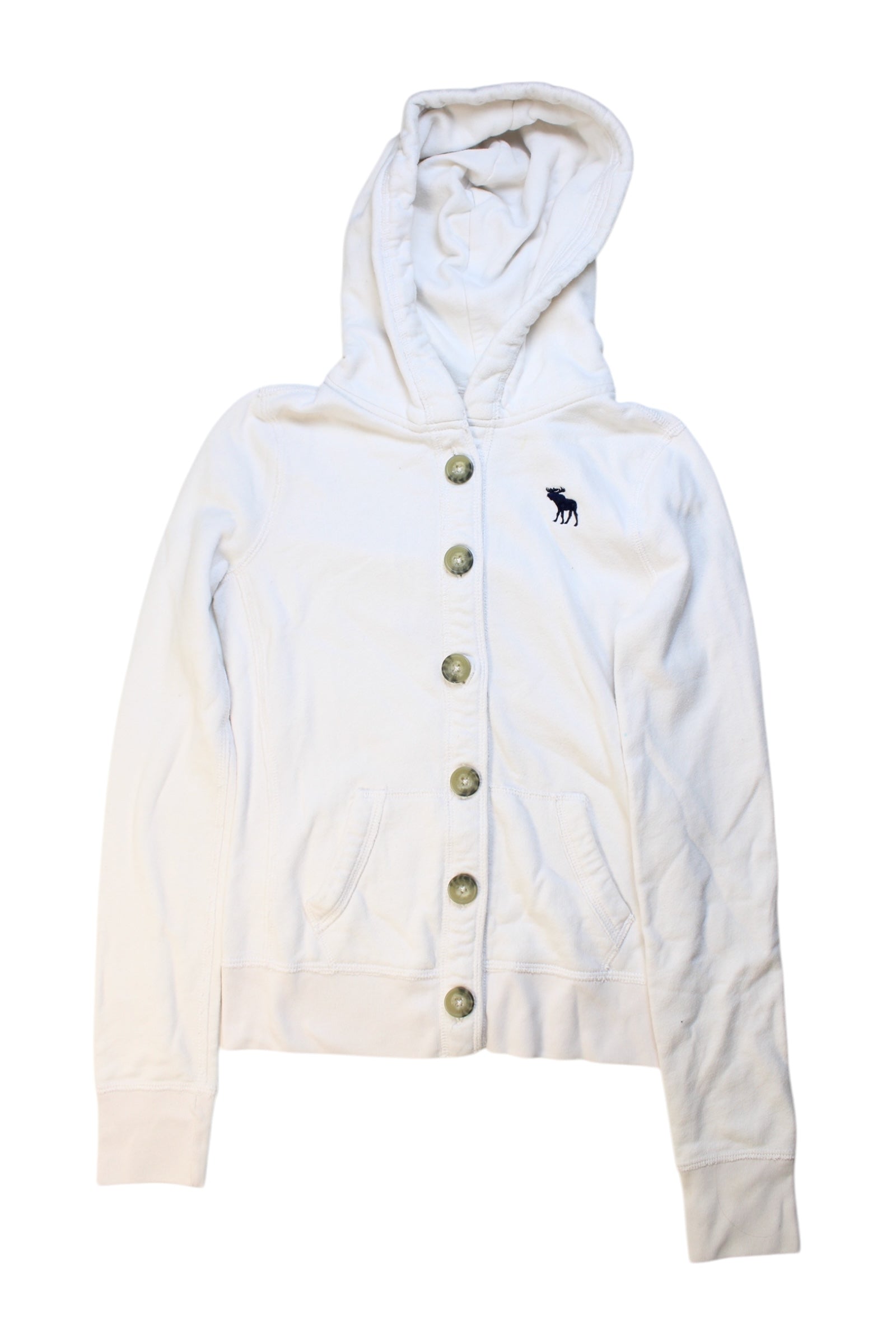 Abercrombie & Fitch Hooded Buttoned Sweatshirt 12-14Y、mySite、g9winljtr