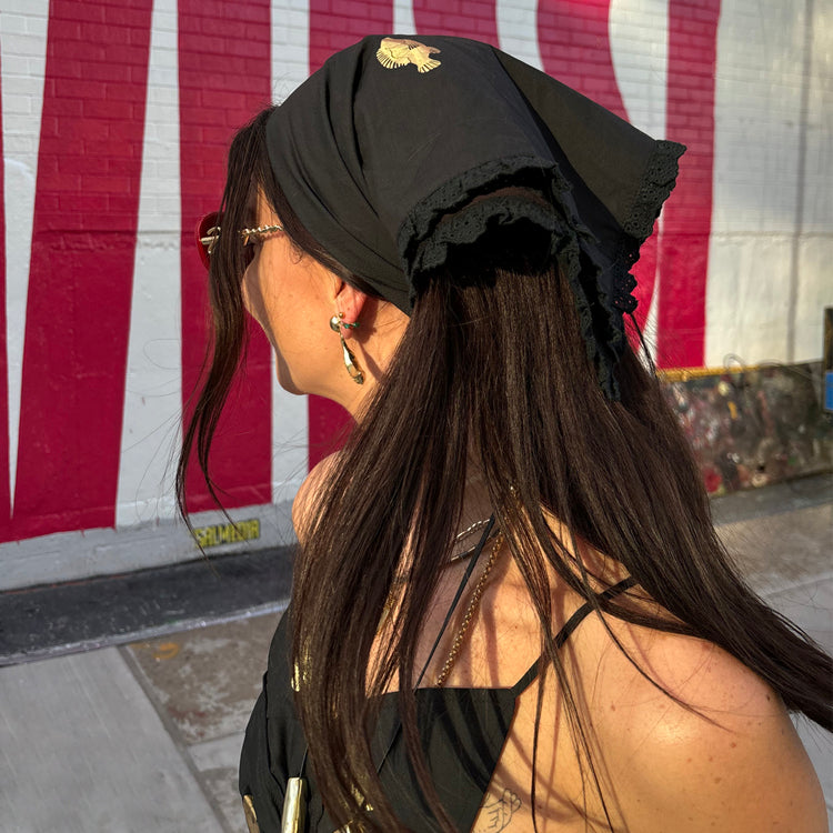 Black Bandana With Gold Fish、mySite、solidvoid