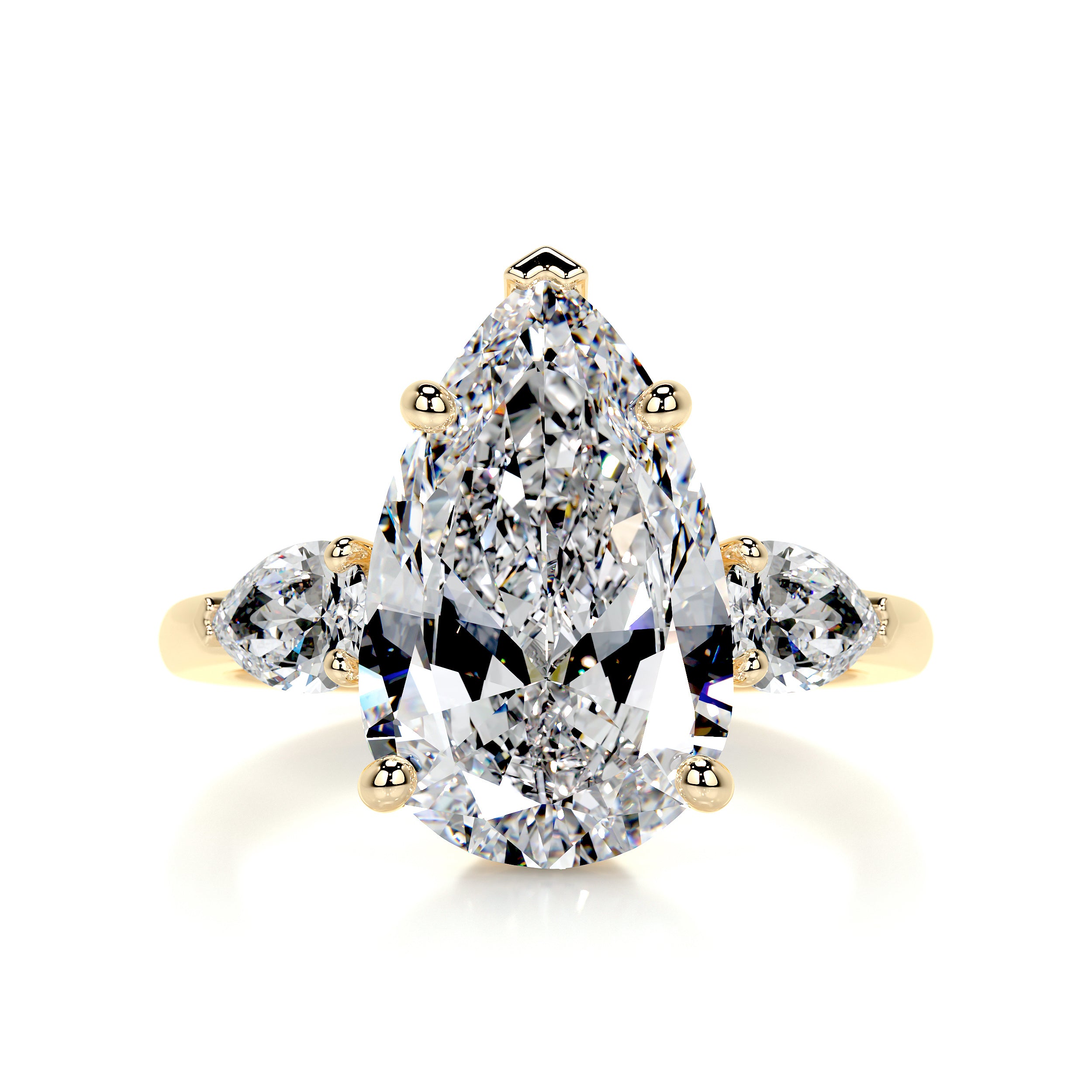 Kamala Diamond Engagement Ring -18K Yellow Gold、mySite、hinf8tx79