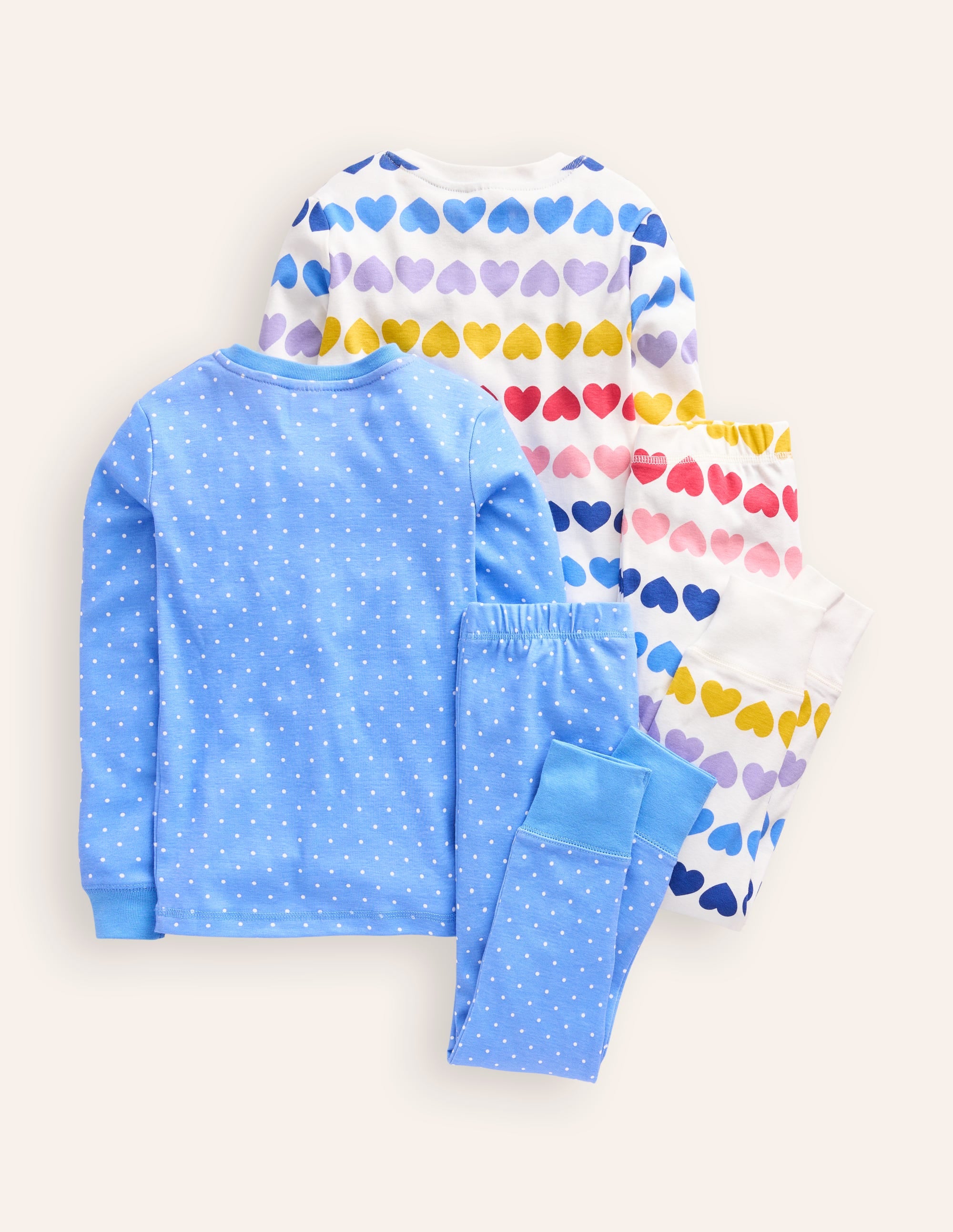  Twin Pack Snug Pajamas-Fair Isle Hearts、mySite、ashleygrahame