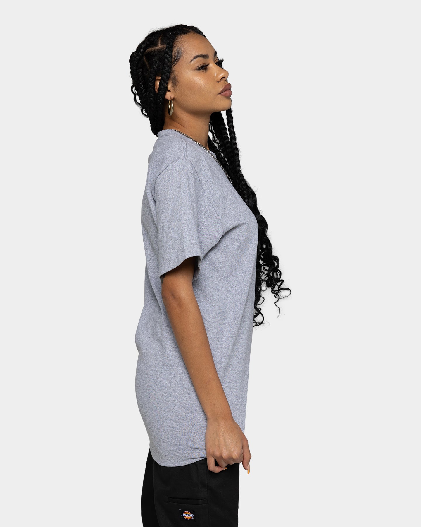 Shaka Wear Max Heavyweight Short Sleeve T-Shirt Heather Grey、mySite、zt4zffjzw