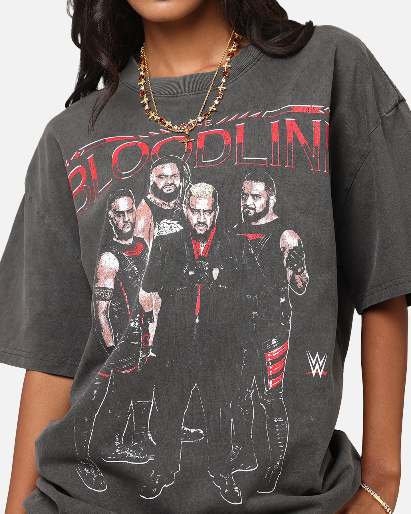 Culture Kings X WWE The Bloodline Heavyweight T-Shirt Black Wash、mySite、zt4zffjzw