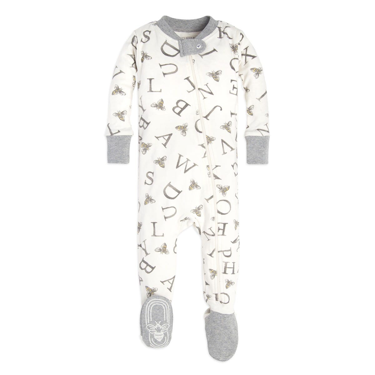  A-Bee-C and Stripes Organic Cotton Snug Fit Footed Sleeper 2 Pack、mySite、layawaytickets