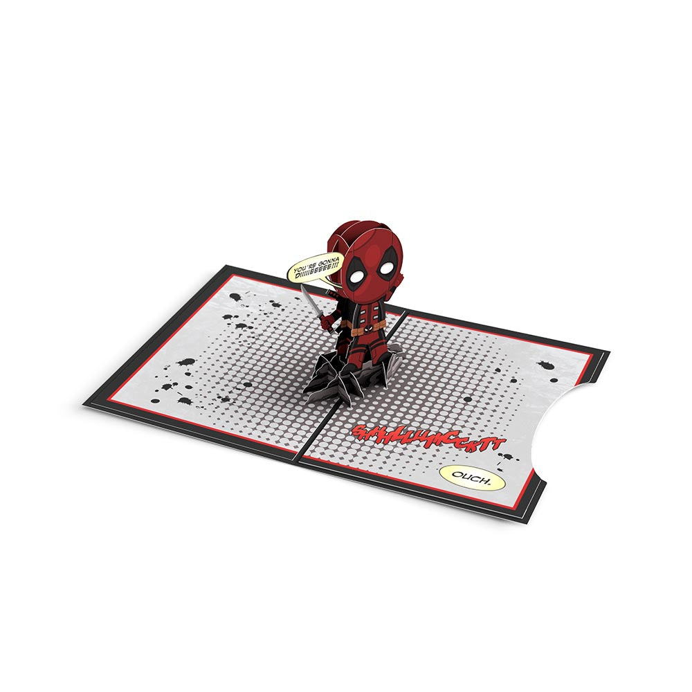 Marvel Deadpool Birthday 4-in-1 Nesting Card、mySite、solidvoid