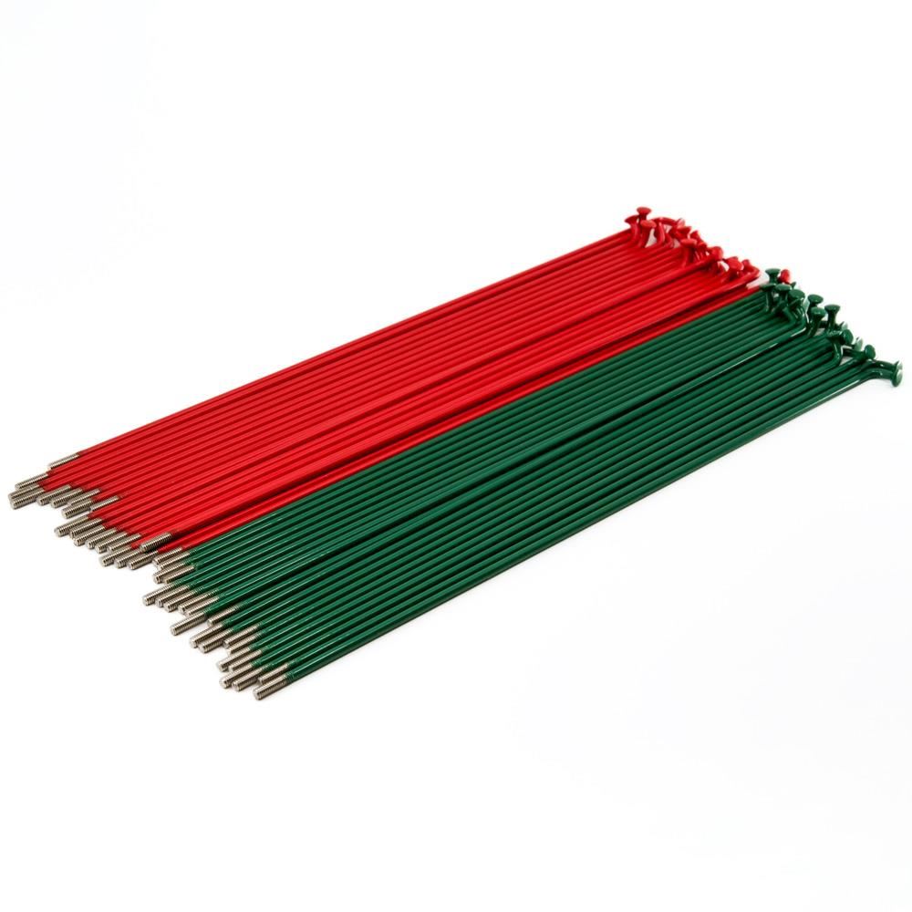  Source Stainless Spokes (40 Pack) - Red/Green、mySite、merchandisen