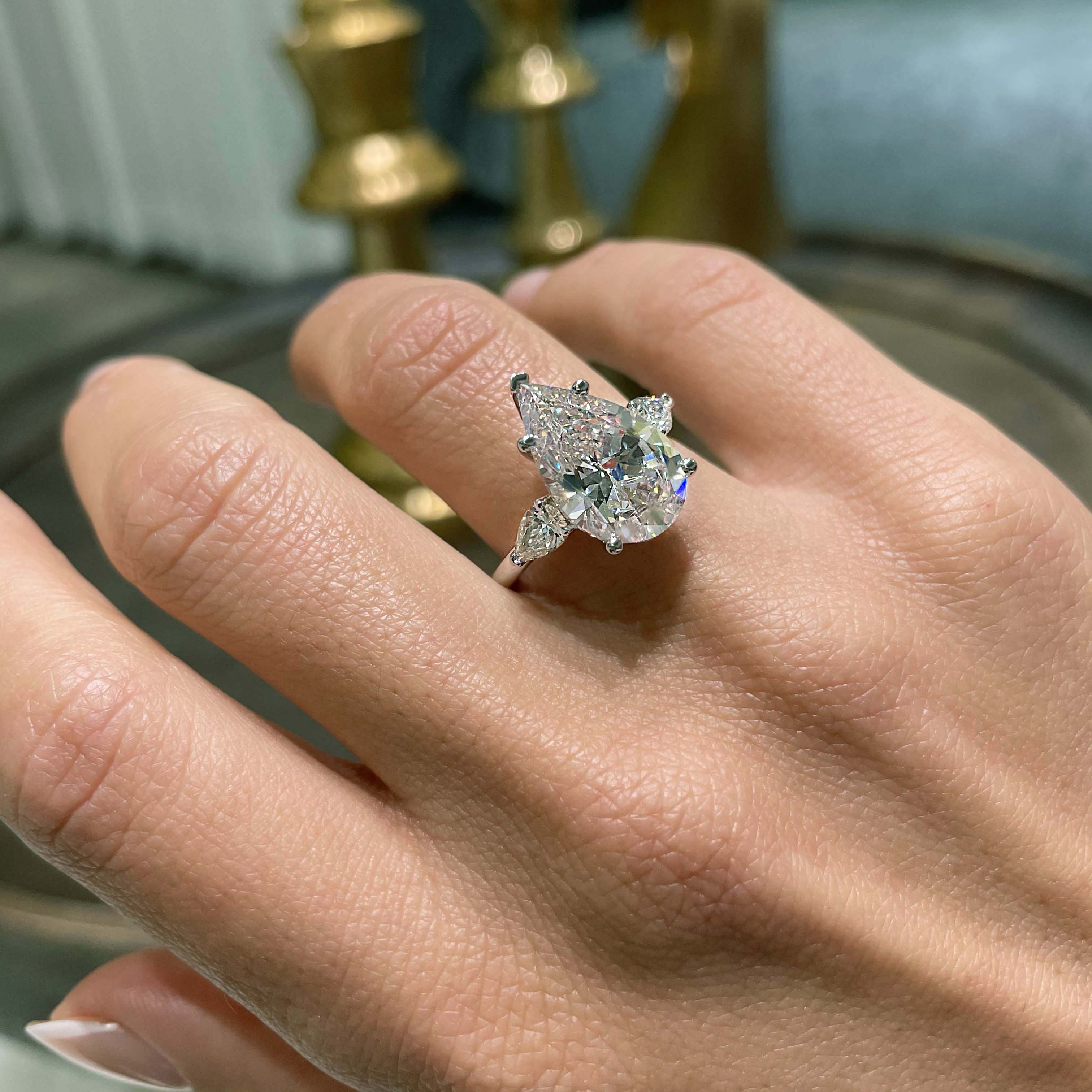 Kamala Lab Grown Diamond Ring -Platinum (RTS)、mySite、hinf8tx79