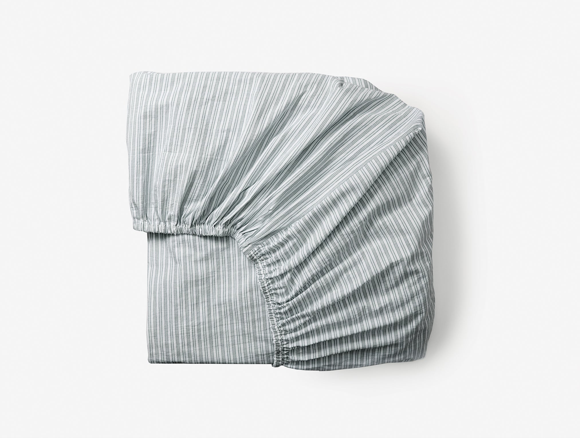  Organic Crinkled Percale™ Fitted Sheet - Renewed、mySite、sugarbowlscore