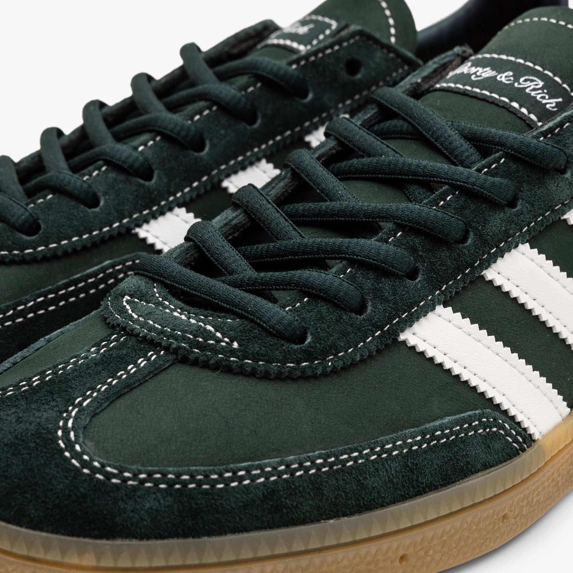  adidas Originals x Sporty & Rich Handball Spezial Dark Green / Cloud White - Gum、mySite、merchandisen