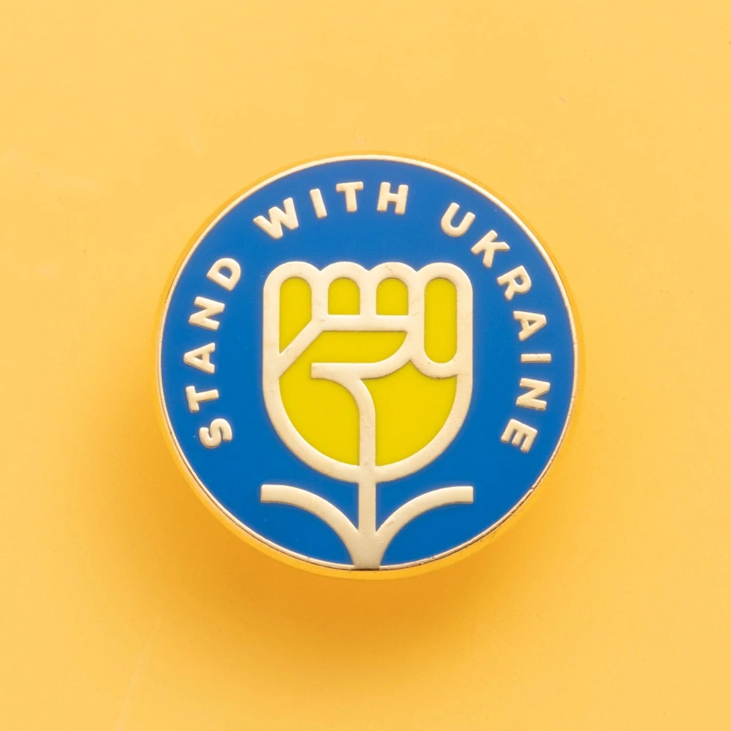  Stand With Ukraine Flower Pin、mySite、elrpsem3k