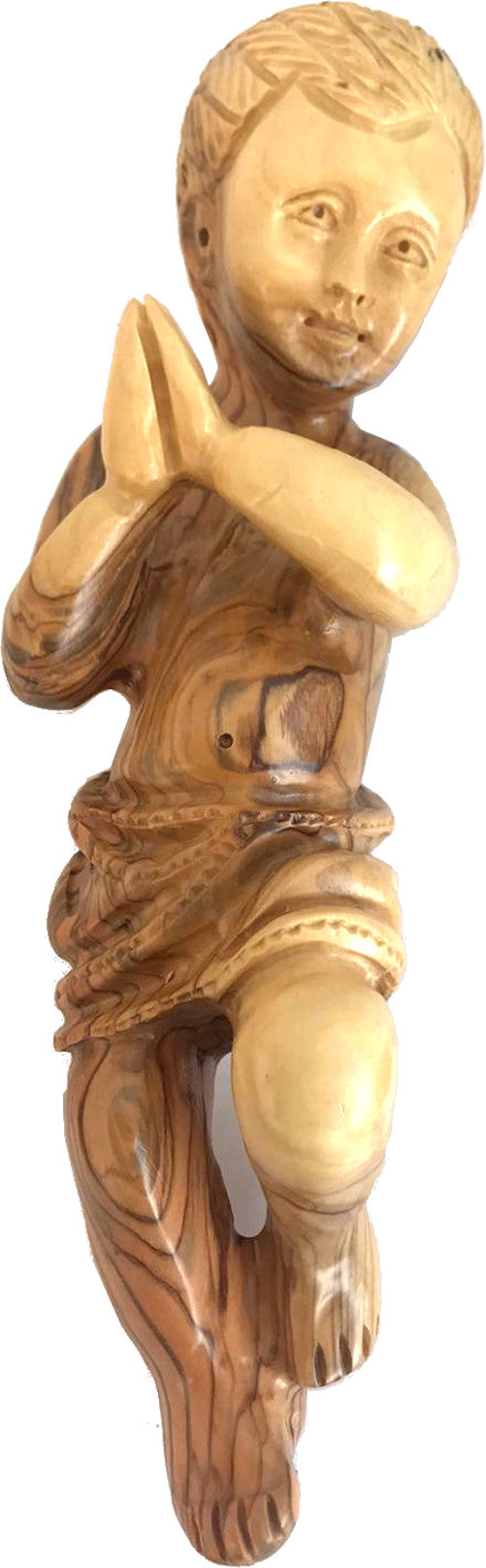  Baby Jesus in Cradle - Olive wood (27 cm or 10.5 Inches Baby Jesus)、mySite、elrpsem3k