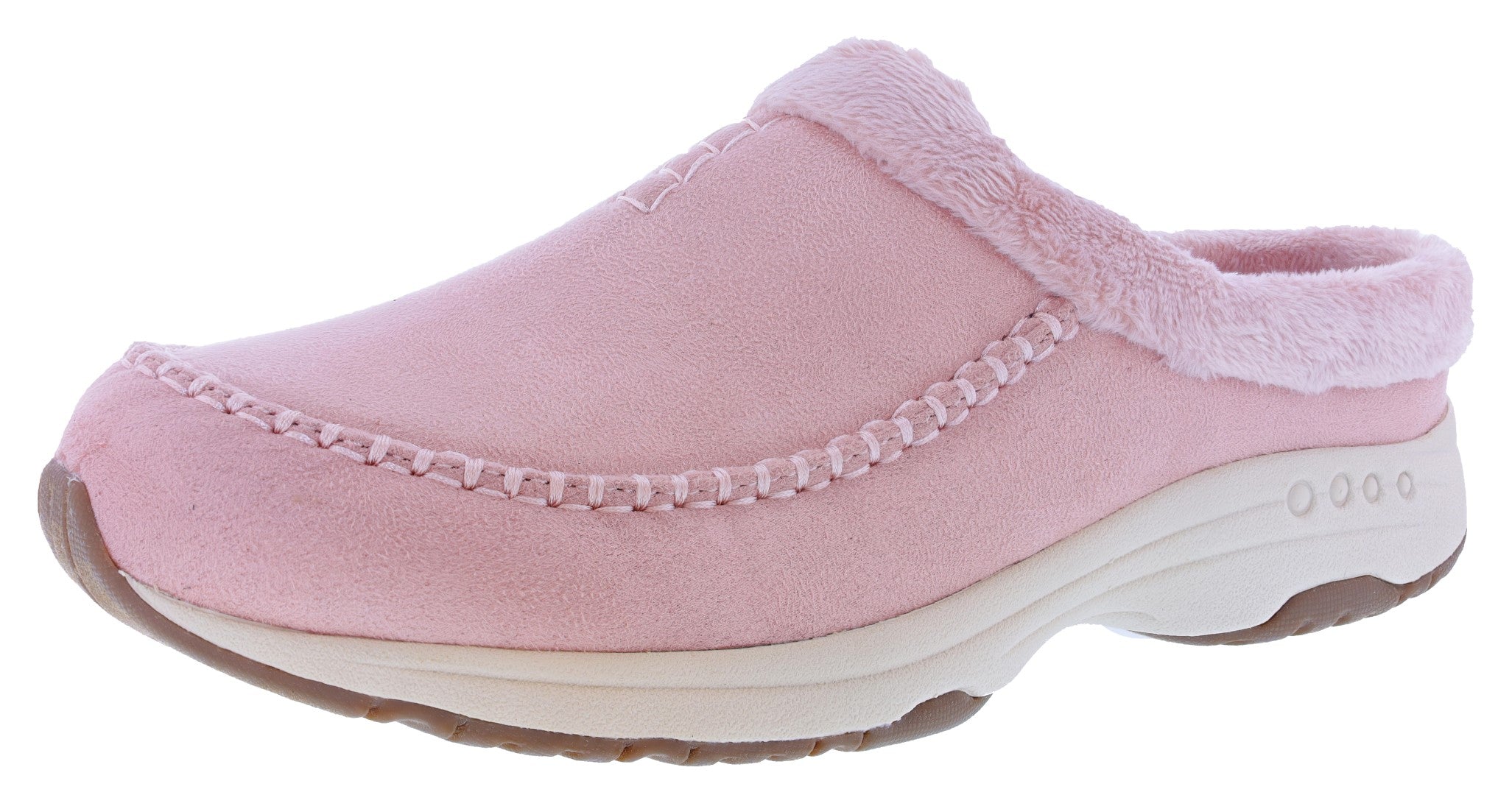 Easy Spirit Women's Travelfurr 2 Wide Width Slip On Mule Clogs、mySite、dreamappss