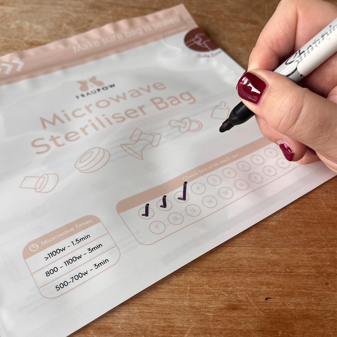  Fraupow Steam Clean Microwave Steriliser Bags | Pack of 10、mySite、merchandisen