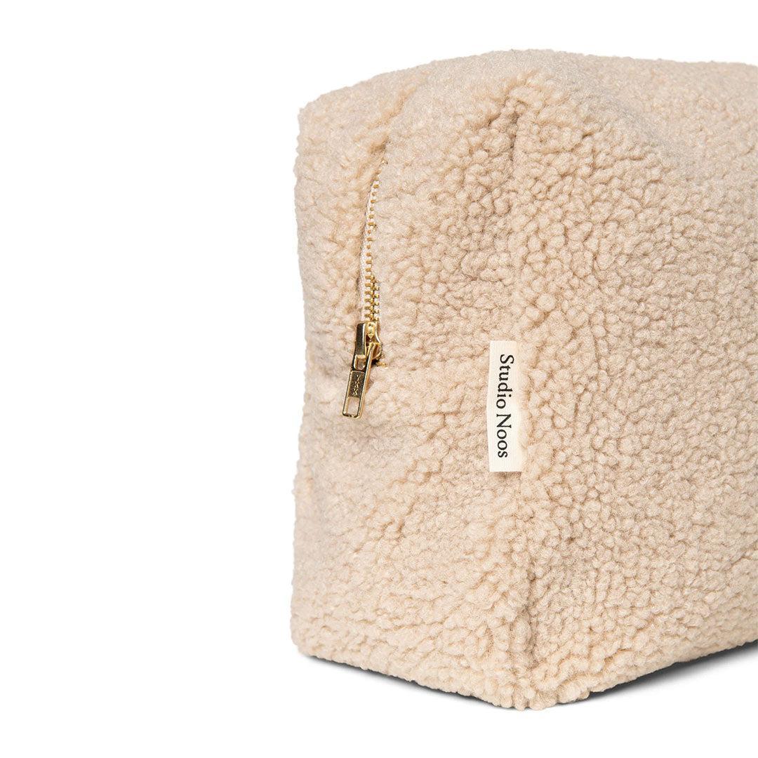  Studio Noos Ecru Teddy Toiletry Bag - Ecru、mySite、merchandisen