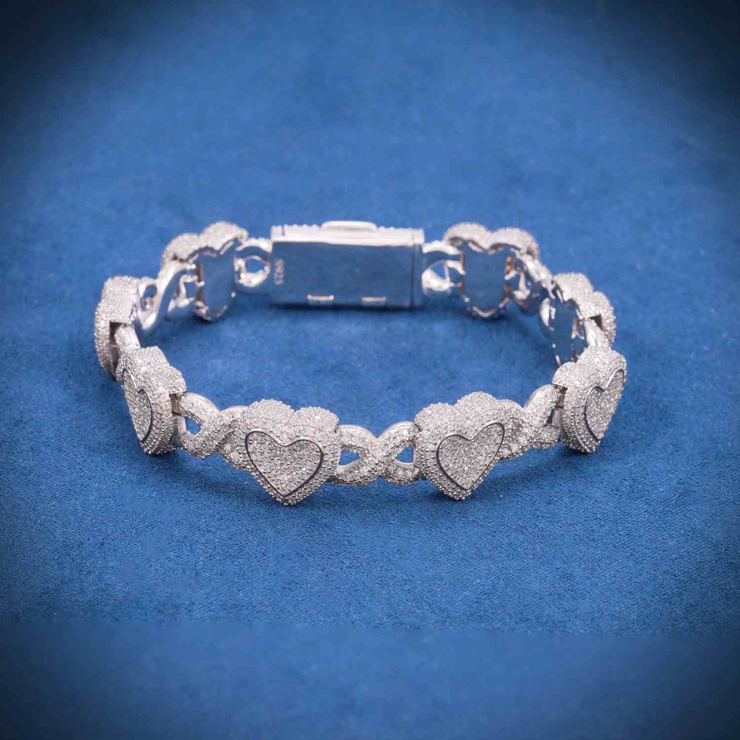 10MM Heart Infinity Link Bracelet 14K Gold、mySite、hinf8tx79