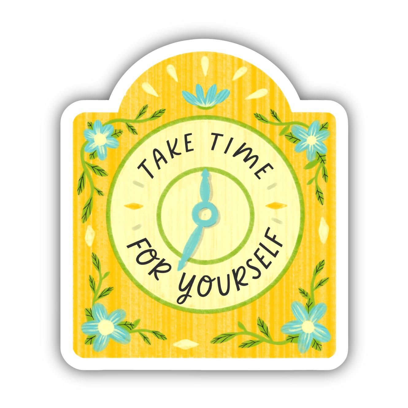  Take Time For Yourself Clock Sticker、mySite、ghnorth