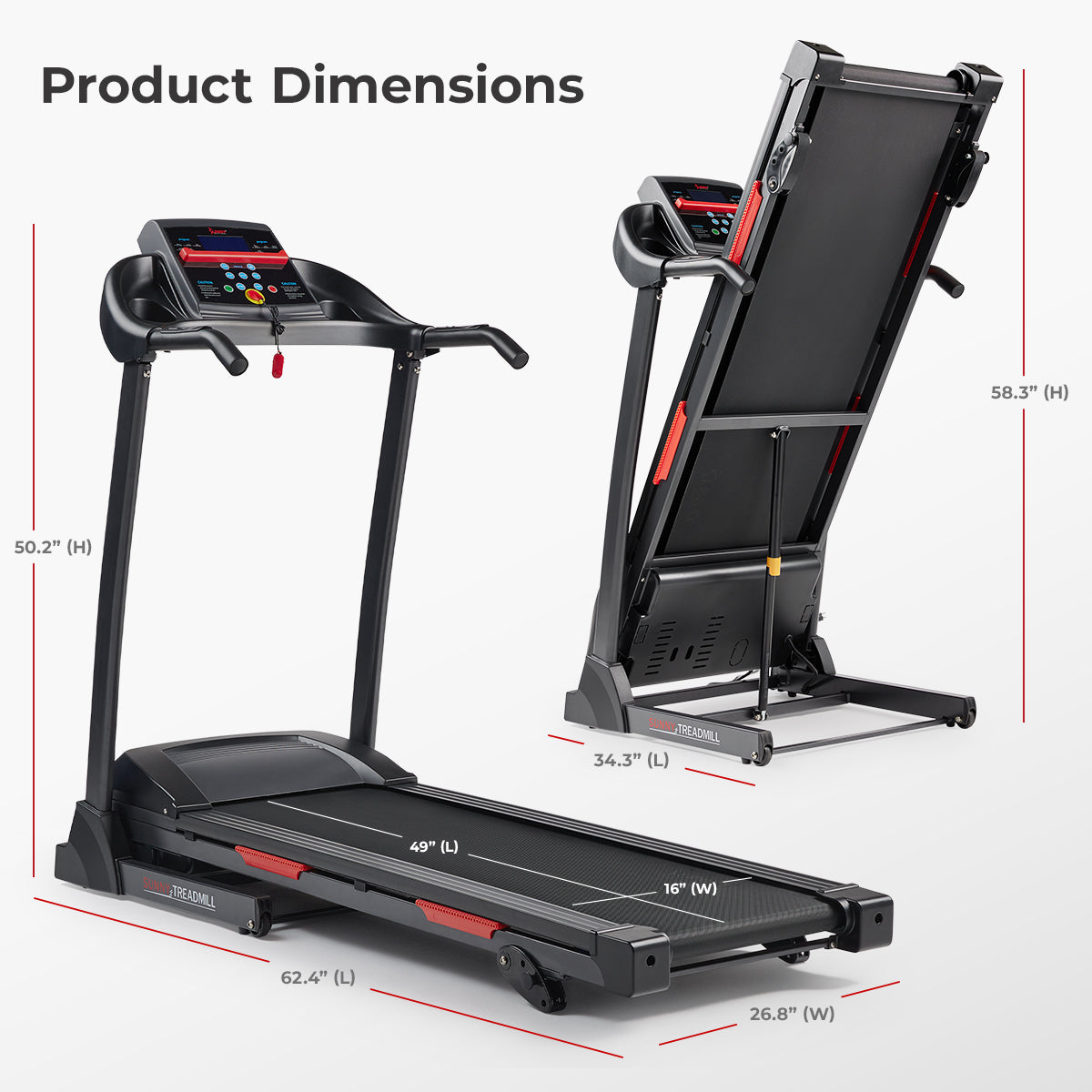  Smart Motorized Treadmill with Manual Incline、mySite、ghnorth