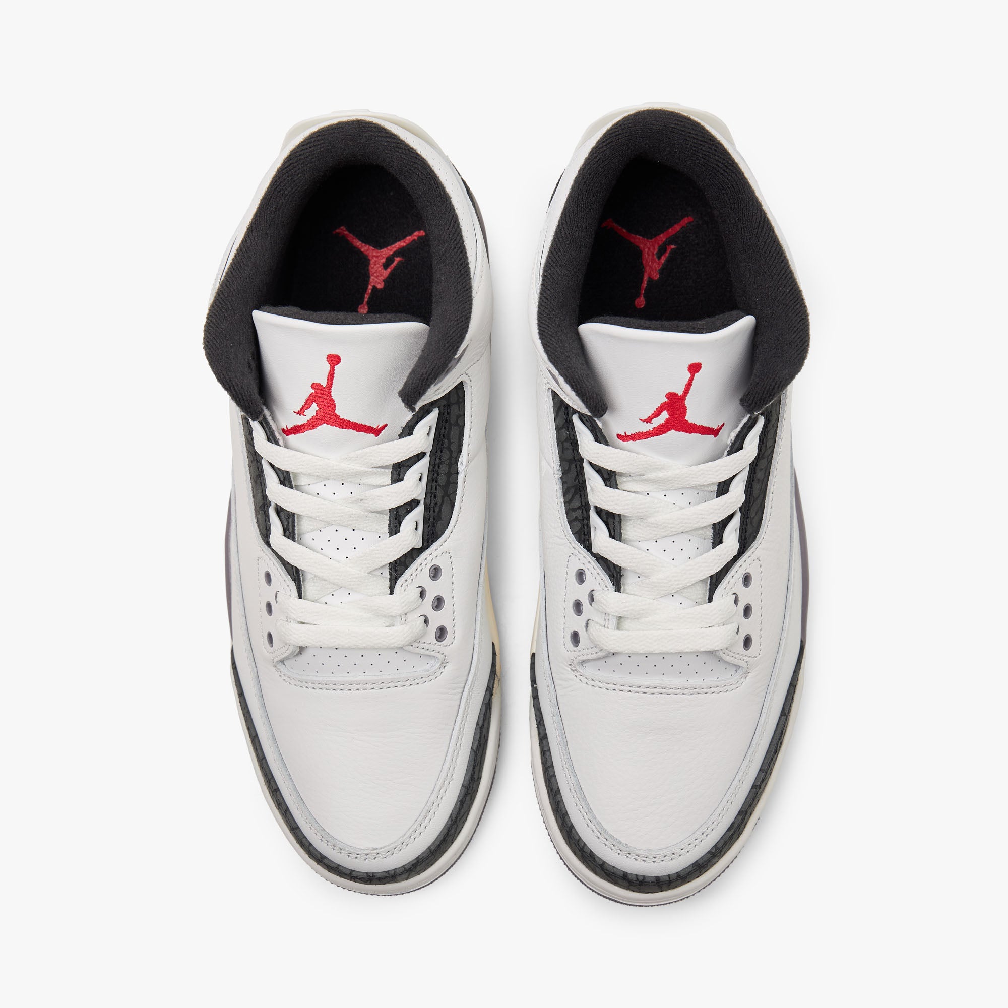  Jordan 3 Retro Summit White / Fire Red - Cement Grey、mySite、merchandisen