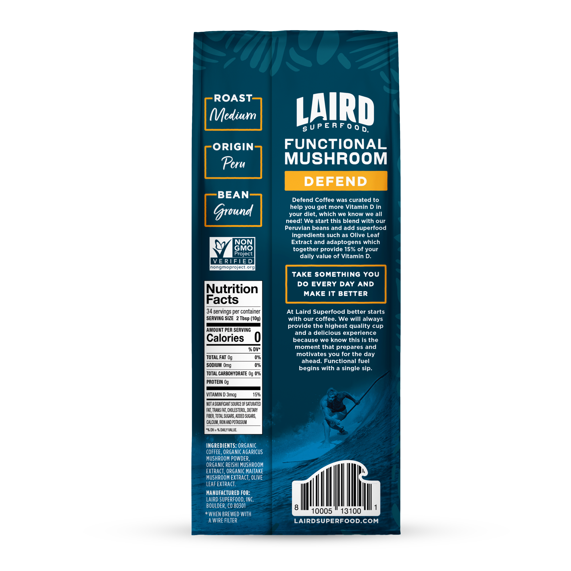 DEFEND Functional Mushroom Coffee – Medium Roast、mySite、gigharbornorthrealestate