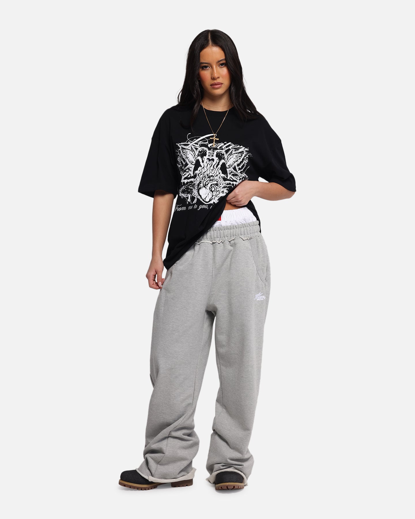 Loiter Earth Angel T-Shirt Black、mySite、zt4zffjzw