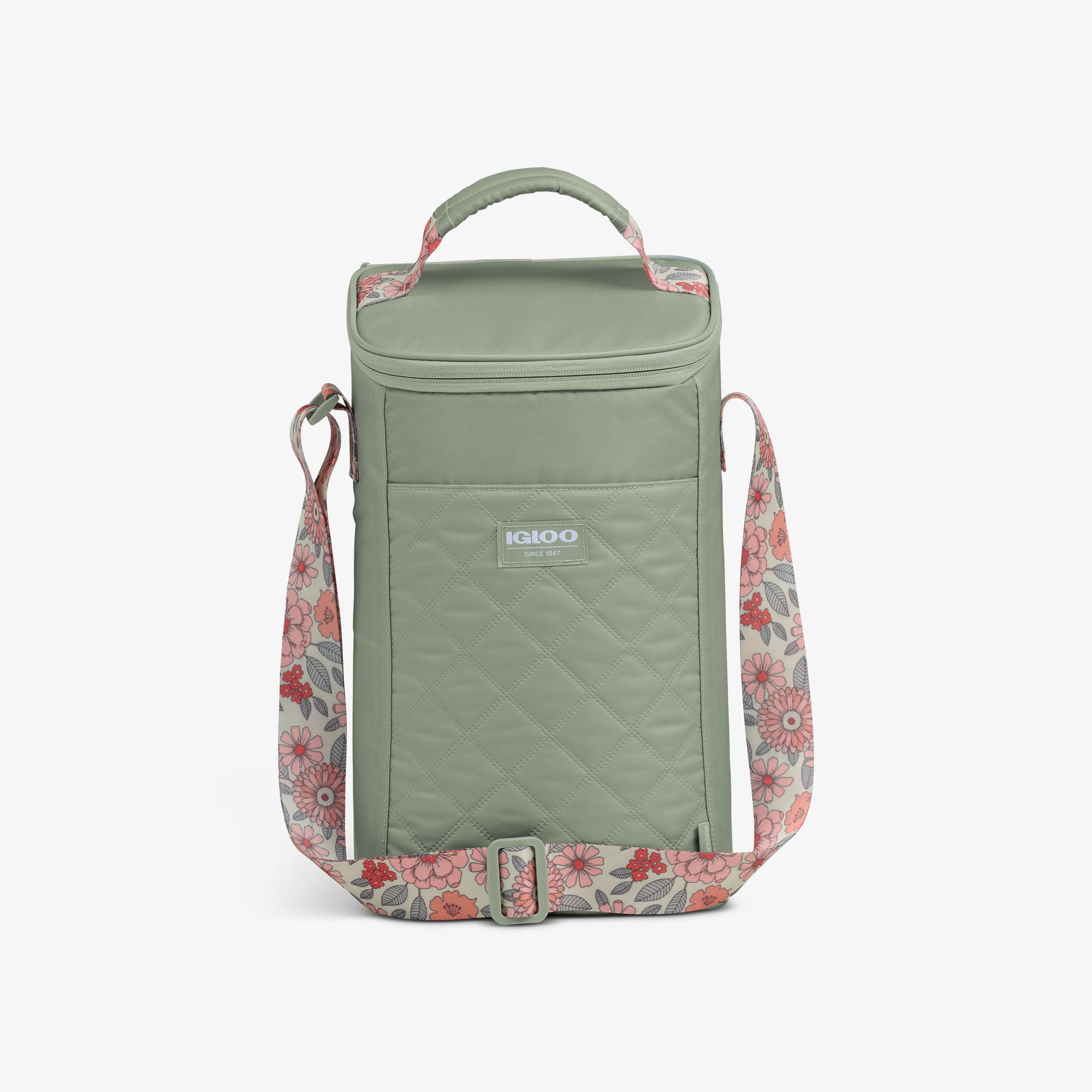 Floral MaxCold® DUO Vertical Crossbody Cooler Bag、mySite、noshort