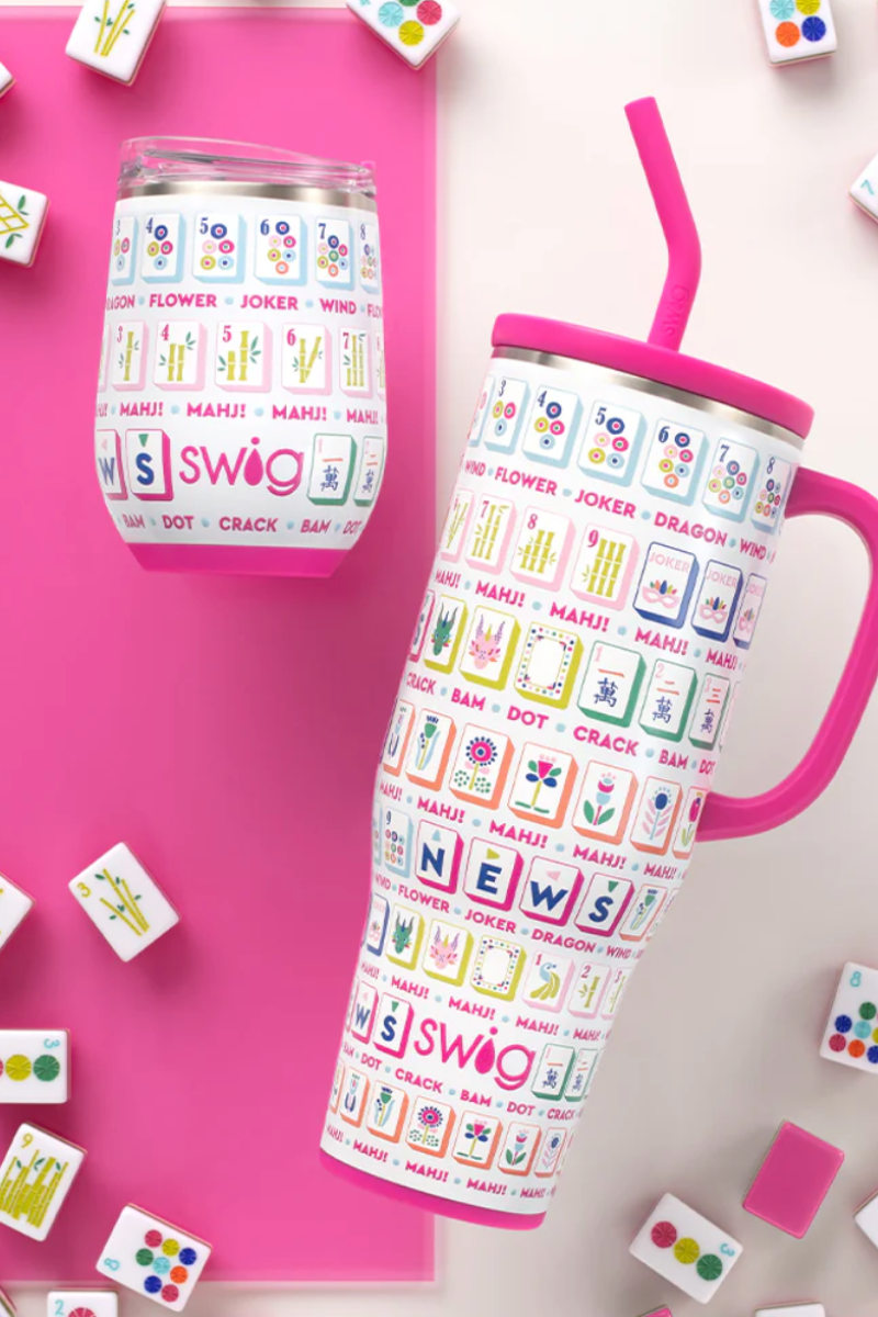 Mahjong Stemless Wine Cup 12oz、mySite、hinf8tx79