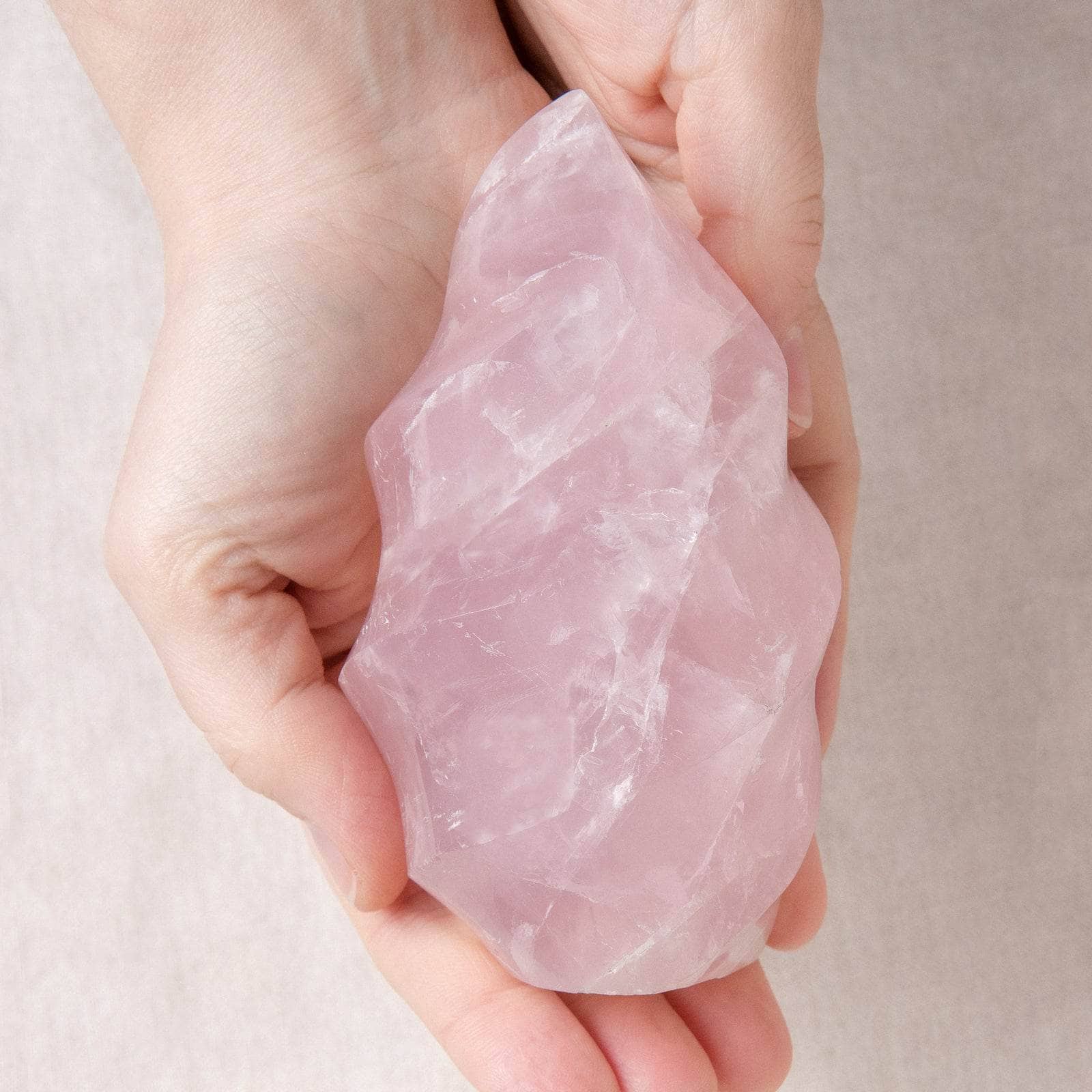 Rose Quartz Flame Crystals - 1 of a Kind、mySite、hinf8tx79