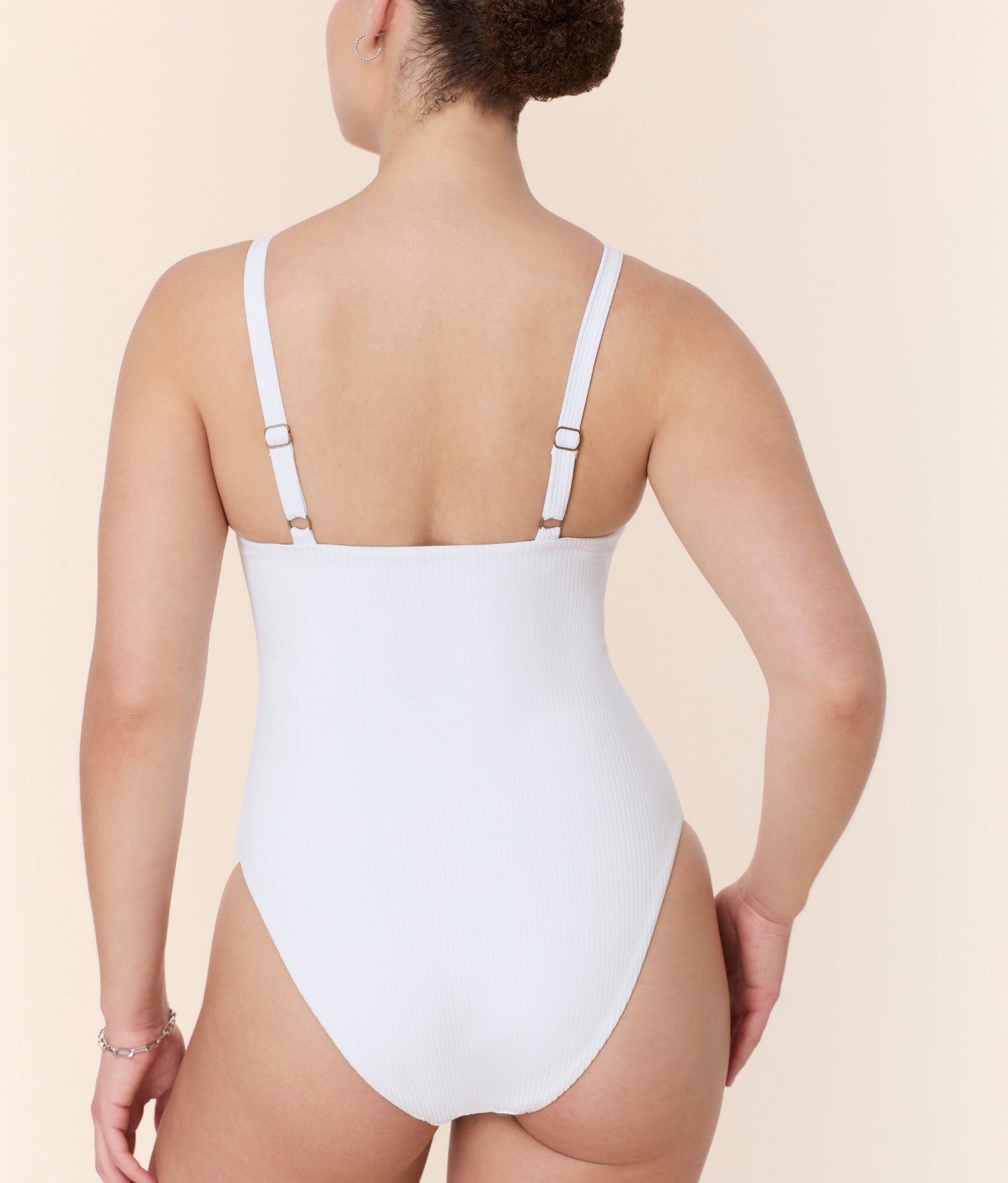  The Marco One Piece - Eco Ribbed - White - Classic、mySite、ashleygrahame