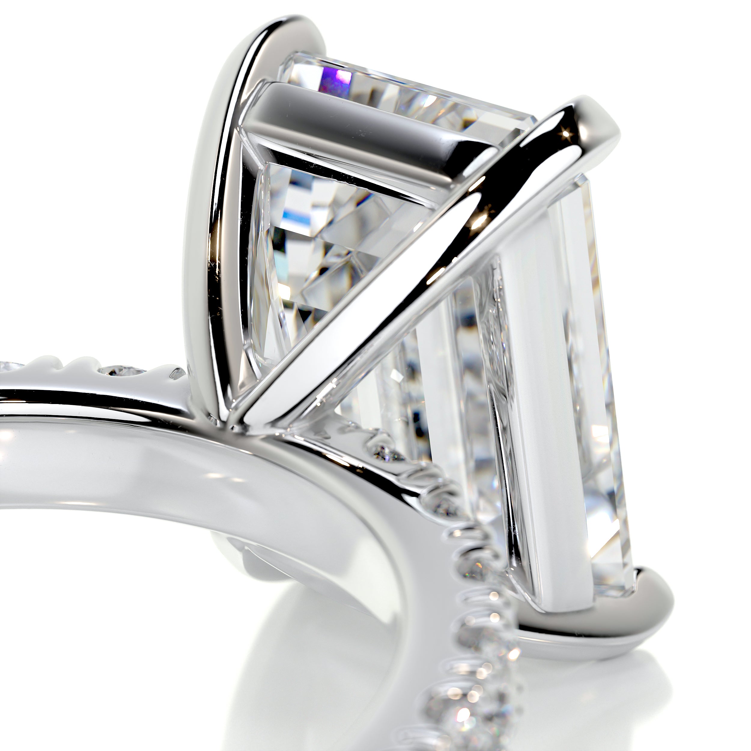 Royal Diamond Engagement Ring -14K White Gold、mySite、hinf8tx79