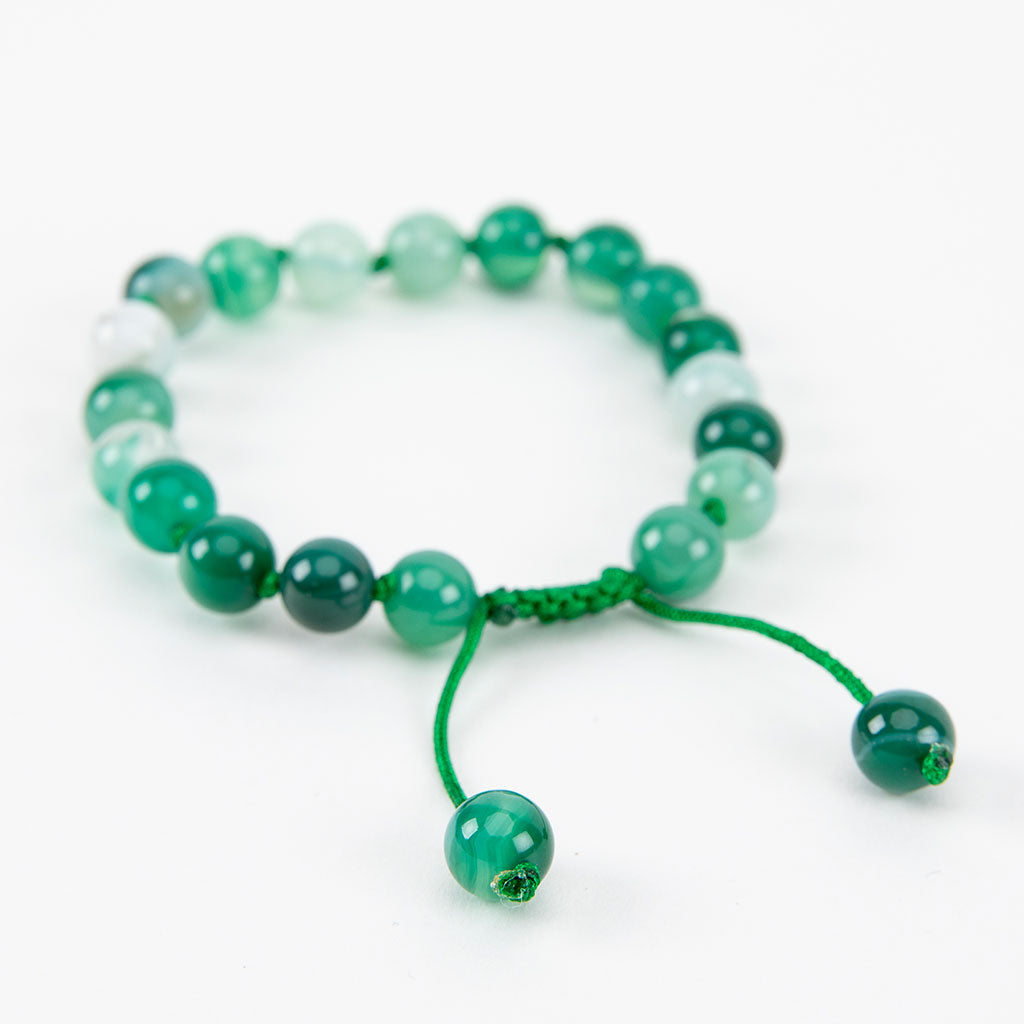 Adjustable Green Agate Bracelet、mySite、topwebapps
