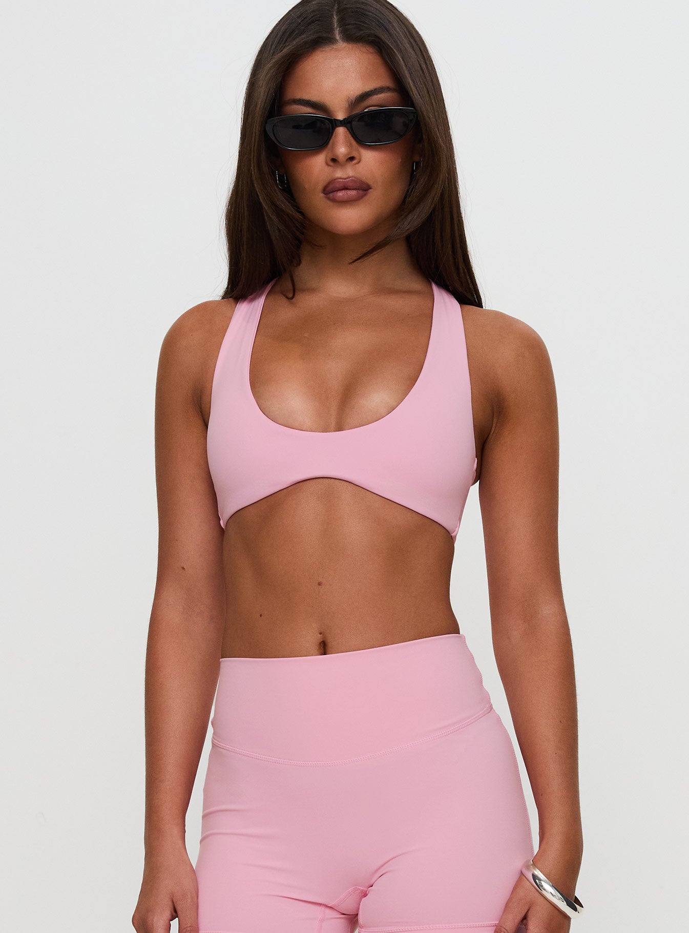 Pulse Active Halter Crop Pink、mySite、solidvoid