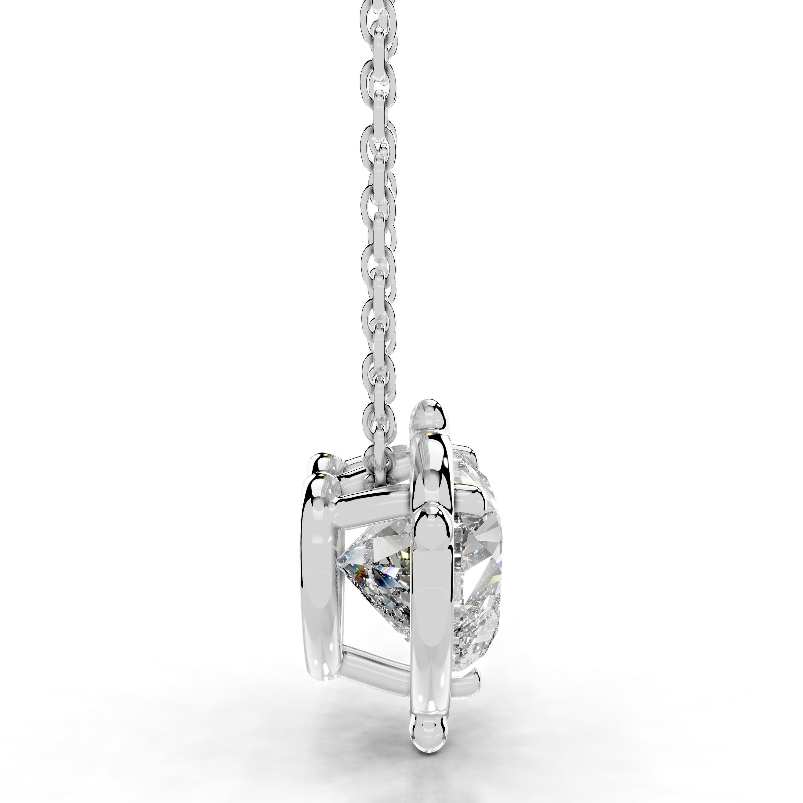 Rooted in Love Heart Lab Grown Diamond Necklace - 14K White Gold、mySite、hinf8tx79
