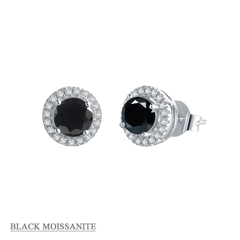 Moissanite Halo Jewelry 1ct Center Stone, 925 Sterling Silver Colors Available!、mySite、g9winljtr
