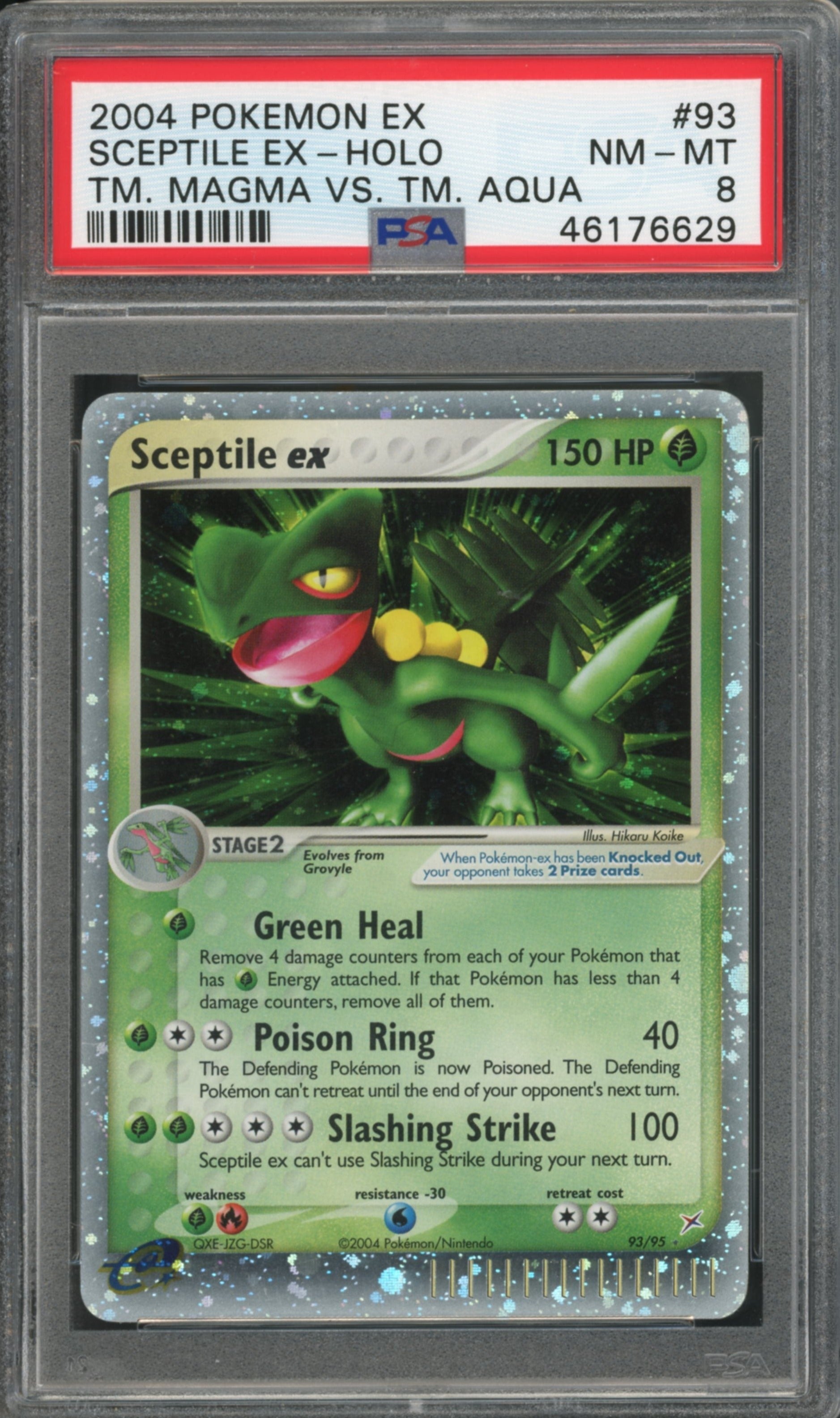Sceptile EX #100 PSA 8 Team Magma vs Team Aqua、mySite、waistdrama