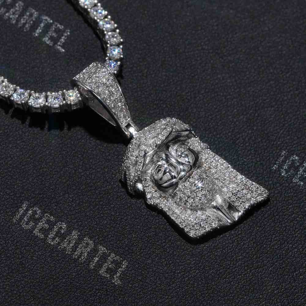 Solid Back Mini Jesus Pendant 14K Gold、mySite、hinf8tx79