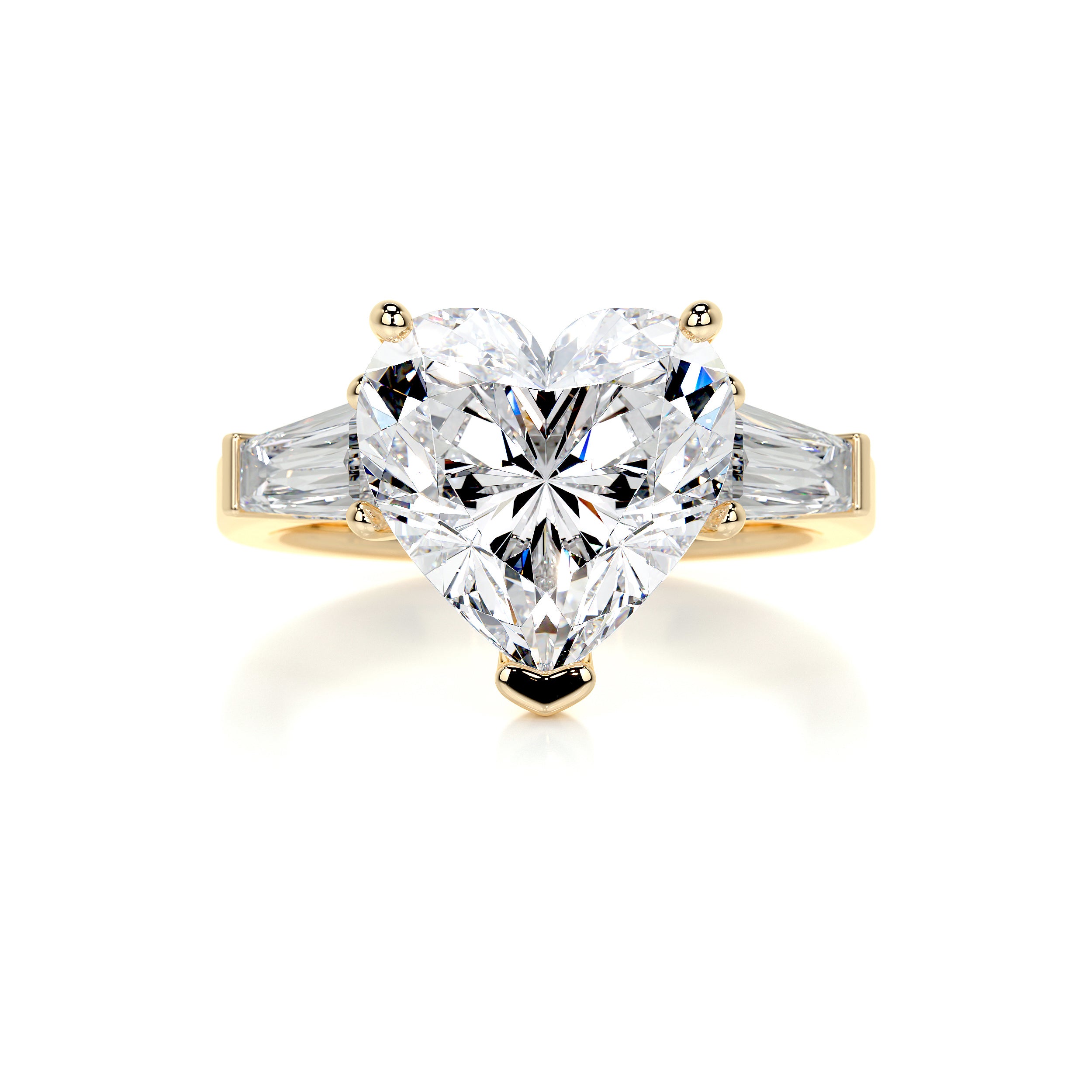 Skylar Diamond Engagement Ring -18K Yellow Gold、mySite、hinf8tx79