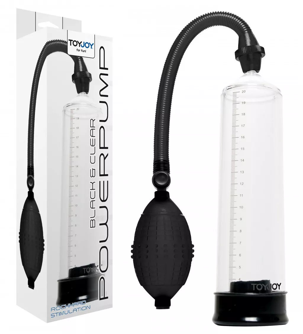 Toy Joy | Power Pump | Black & Clear| Max Out 20cm、mySite、bottomscart