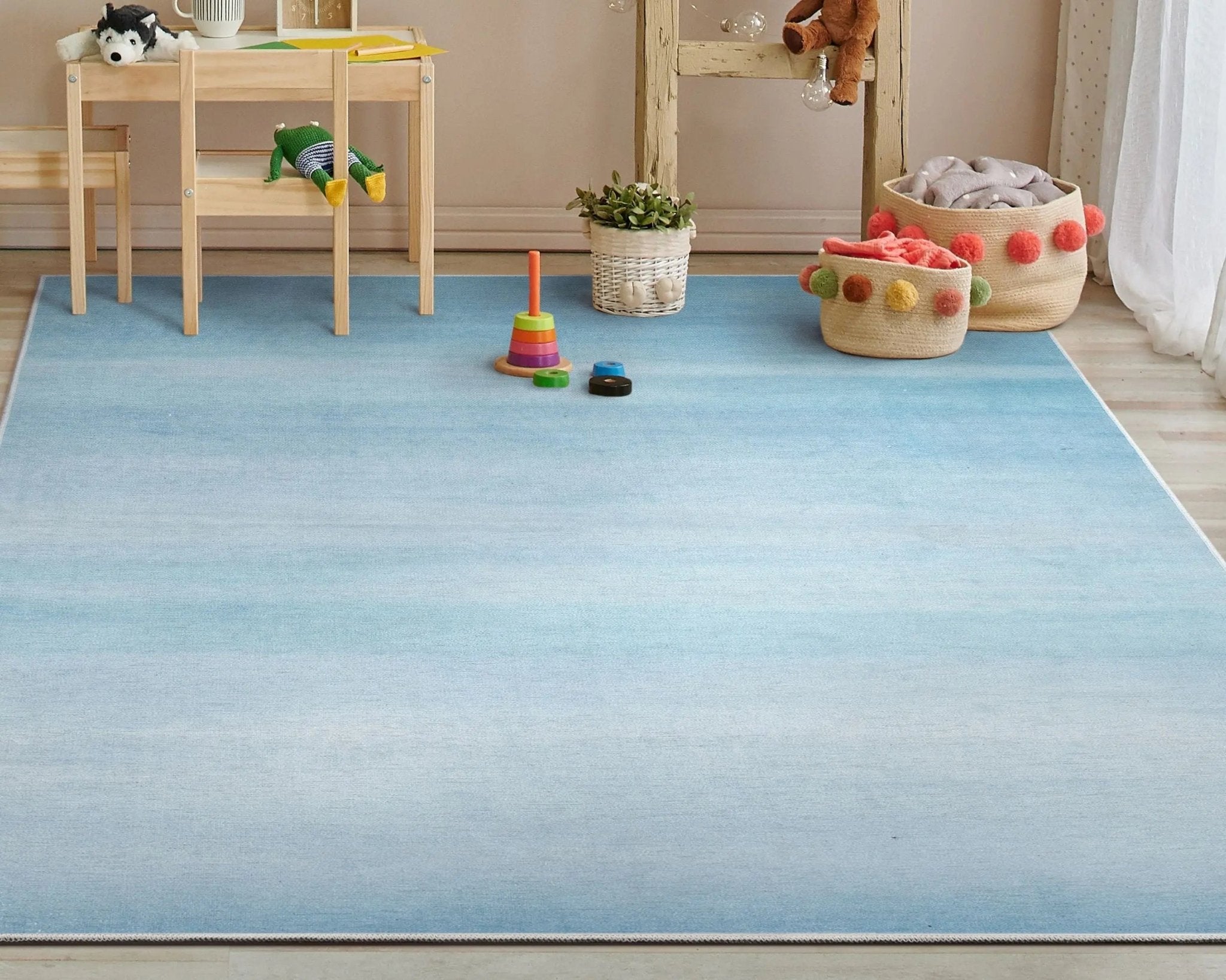 Nightfall Modern Blue Area Flat-Weave Rug、mySite、gigharbornorthrealestate