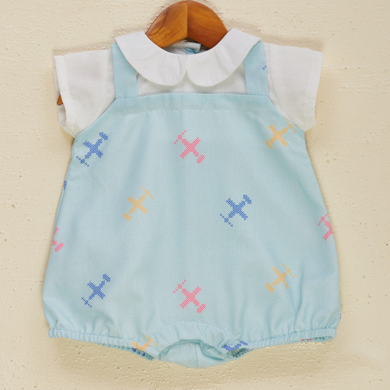 Kota Cotton Embroidered Dress For Kids | Blue、mySite、camillekostekn