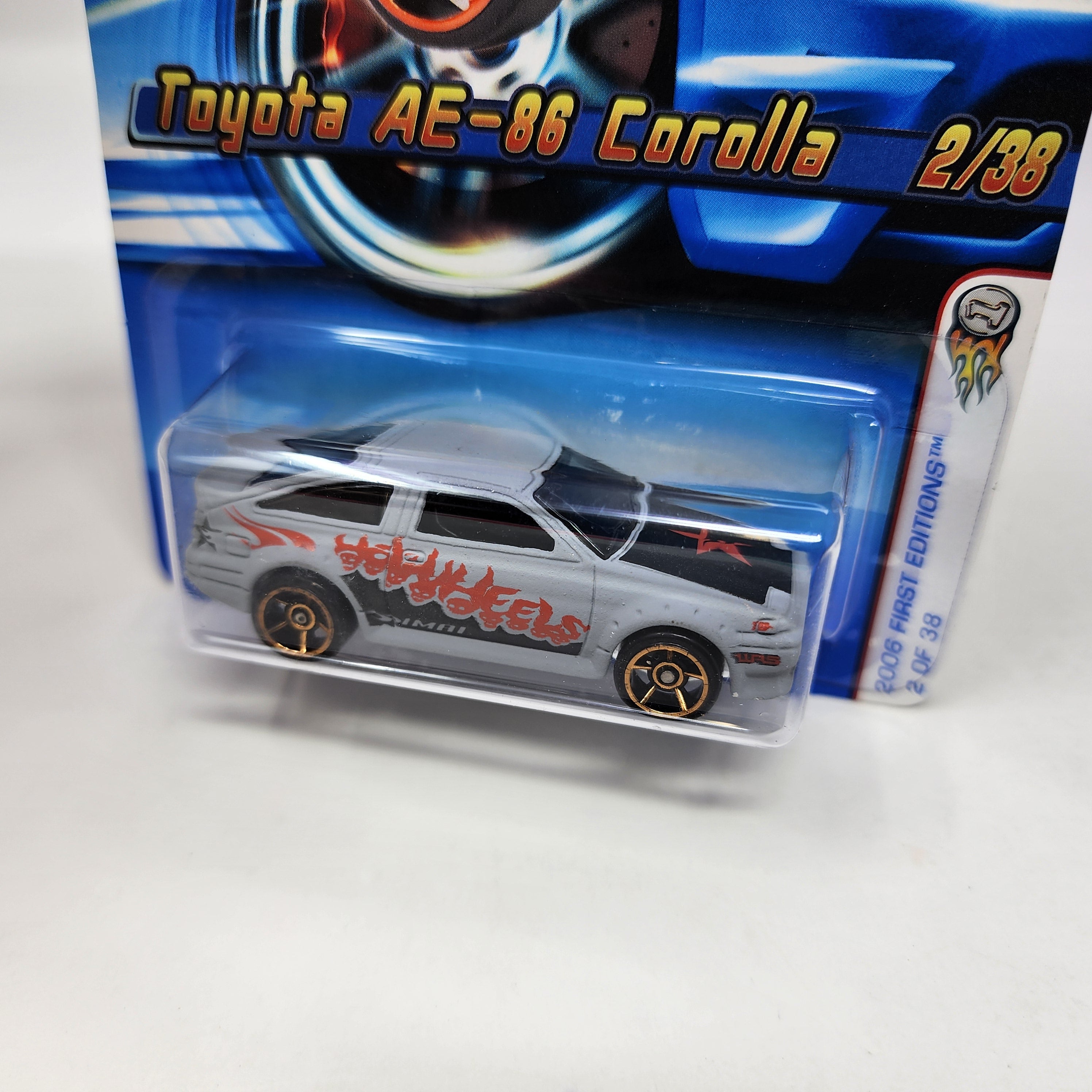 Toyota AE-86 Corolla #2 * Primer Grey w/ FTE Rims * Hot Wheels 2006、mySite、hgirdovlk