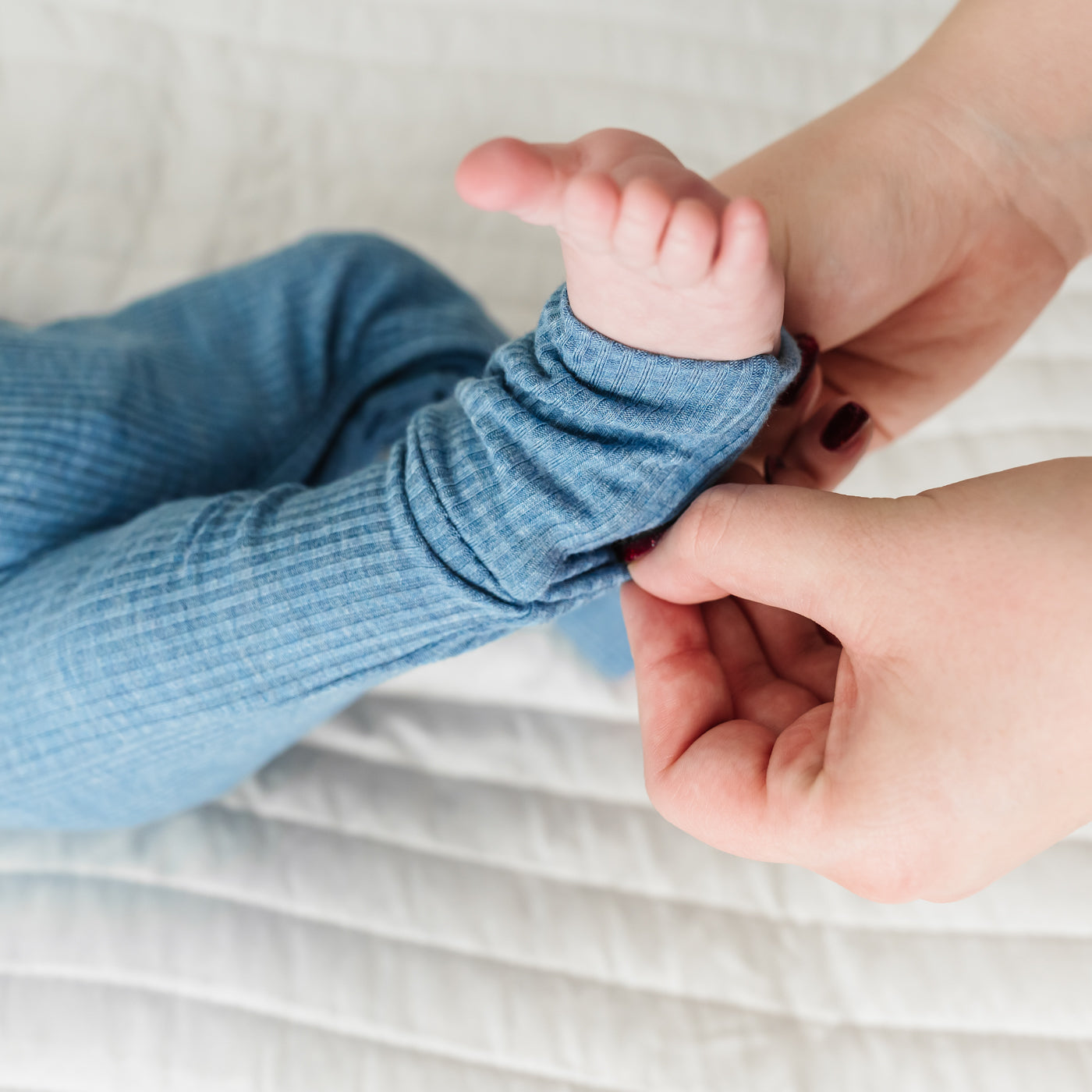 Heather Blue Ribbed Crescent Zippy、mySite、g9winljtr