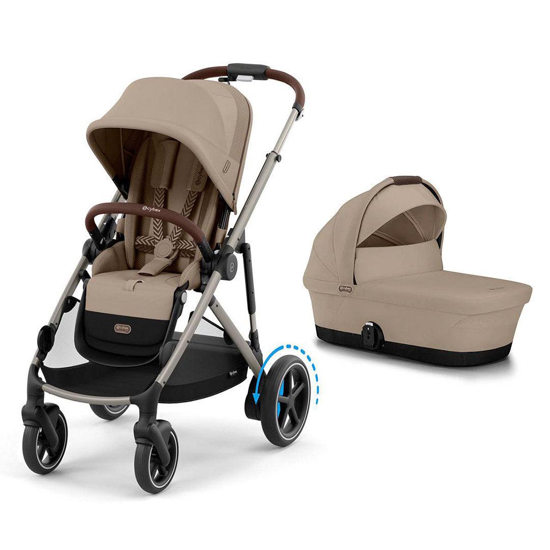  CYBEX e-Gazelle S Pushchair - Almond Beige、mySite、merchandisen