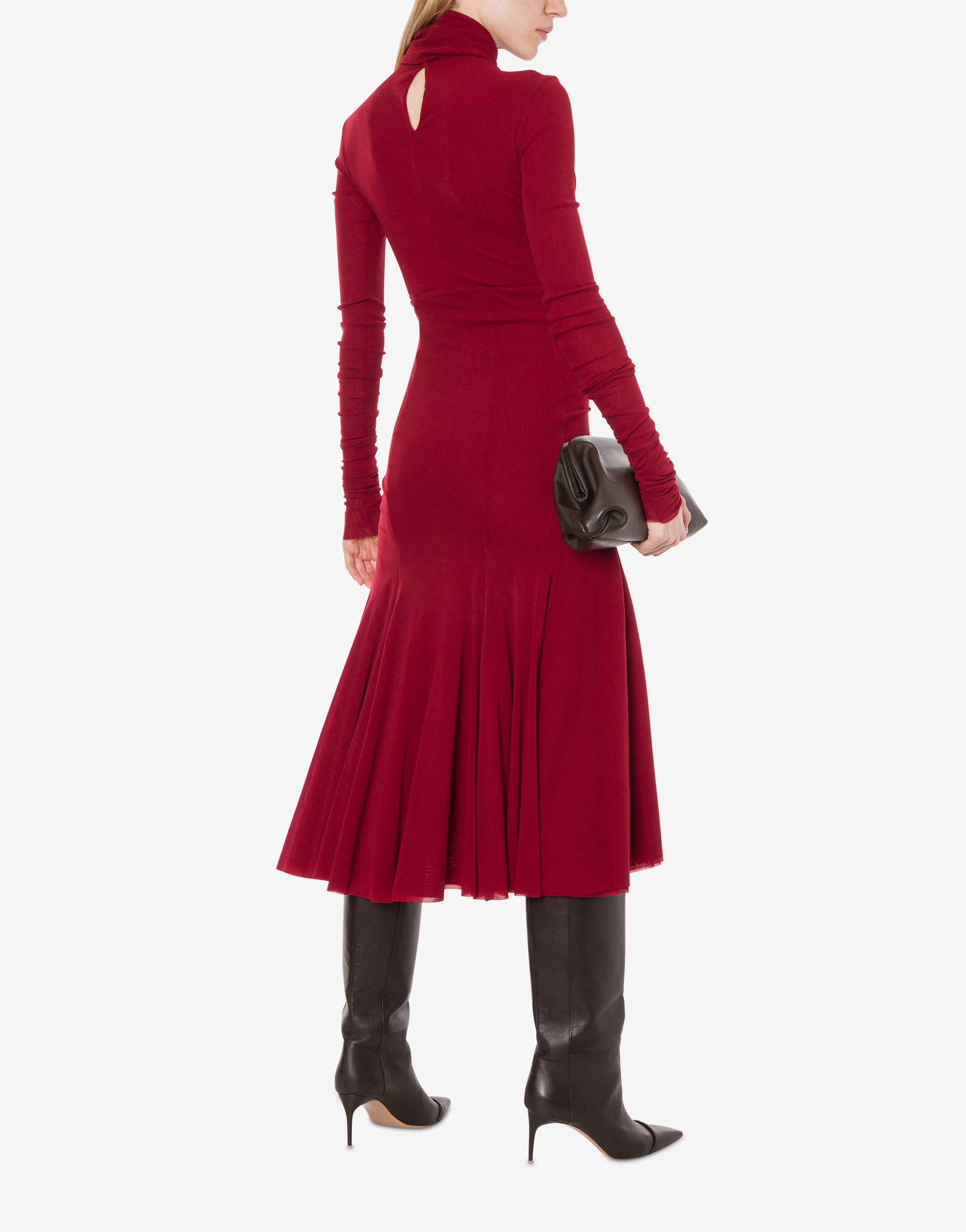 Abito longuette in tulle stretch、mySite、aoinhome