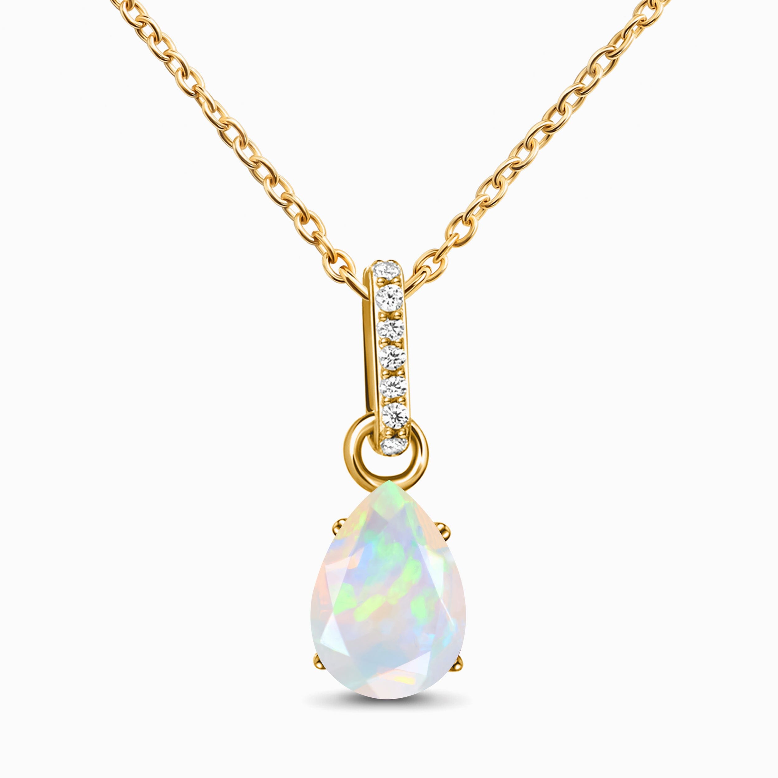Opal Necklace Sway - October Birthstone、mySite、hinf8tx79