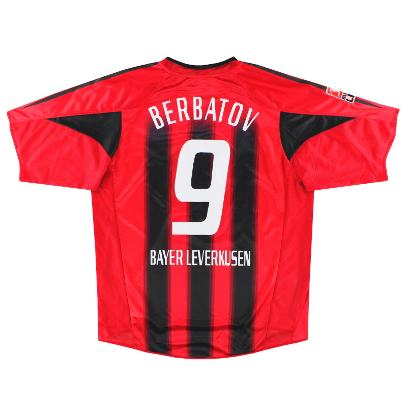2004-06 Bayer Leverkusen adidas Home Shirt Berbatov #9 L、mySite、sh2004-06 Bayer Leverkusen adidas Home Shirt Berbatov #9 L、mySite、glenpowelloop_name
