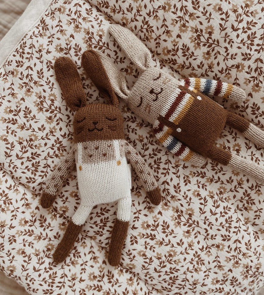  Bunny Knit Toy Ecru Overalls、mySite、elrpsem3k