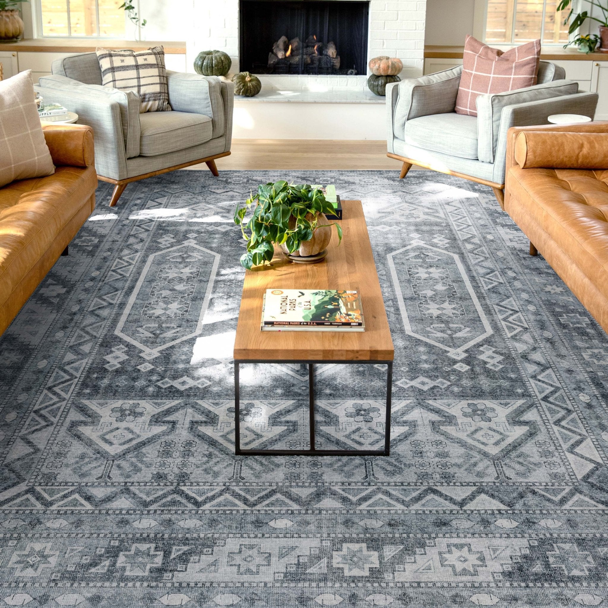 Praha Vintage Global Tribal Flat-Weave Rug、mySite、gigharbornorthrealestate