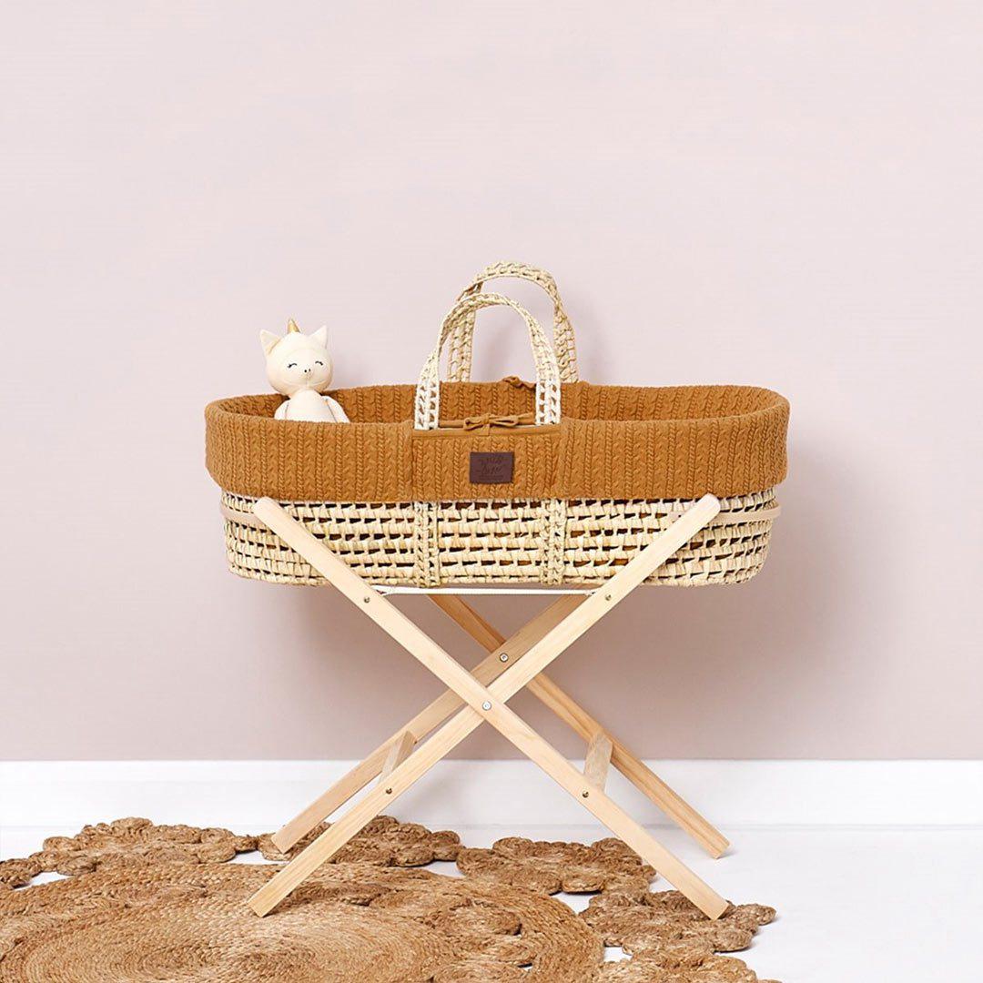  The Little Green Sheep Moses Basket Stand - Natural、mySite、merchandisen