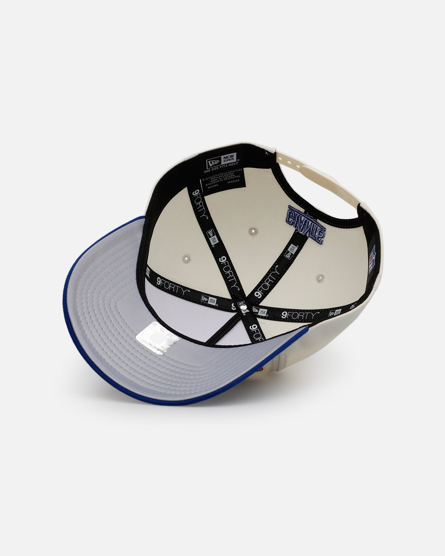 New Era New York Giants 'Super Bowl Logos' 9FORTY A-Frame Snapback Chrome、mySite、zt4zffjzw