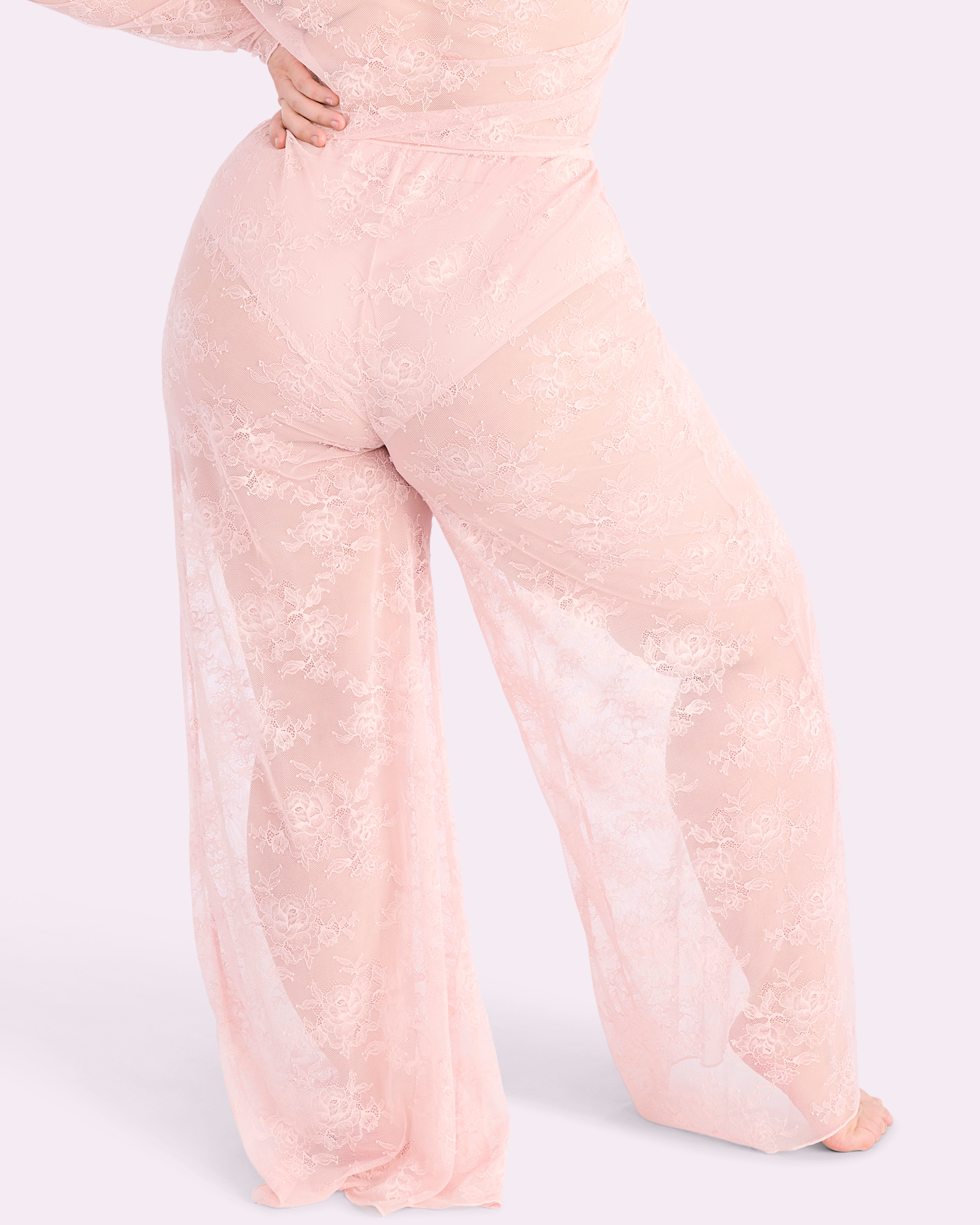 That Lace Wide Leg Pants | That Lace (Blushing Rose)、mySite、bengalsvssteelers
